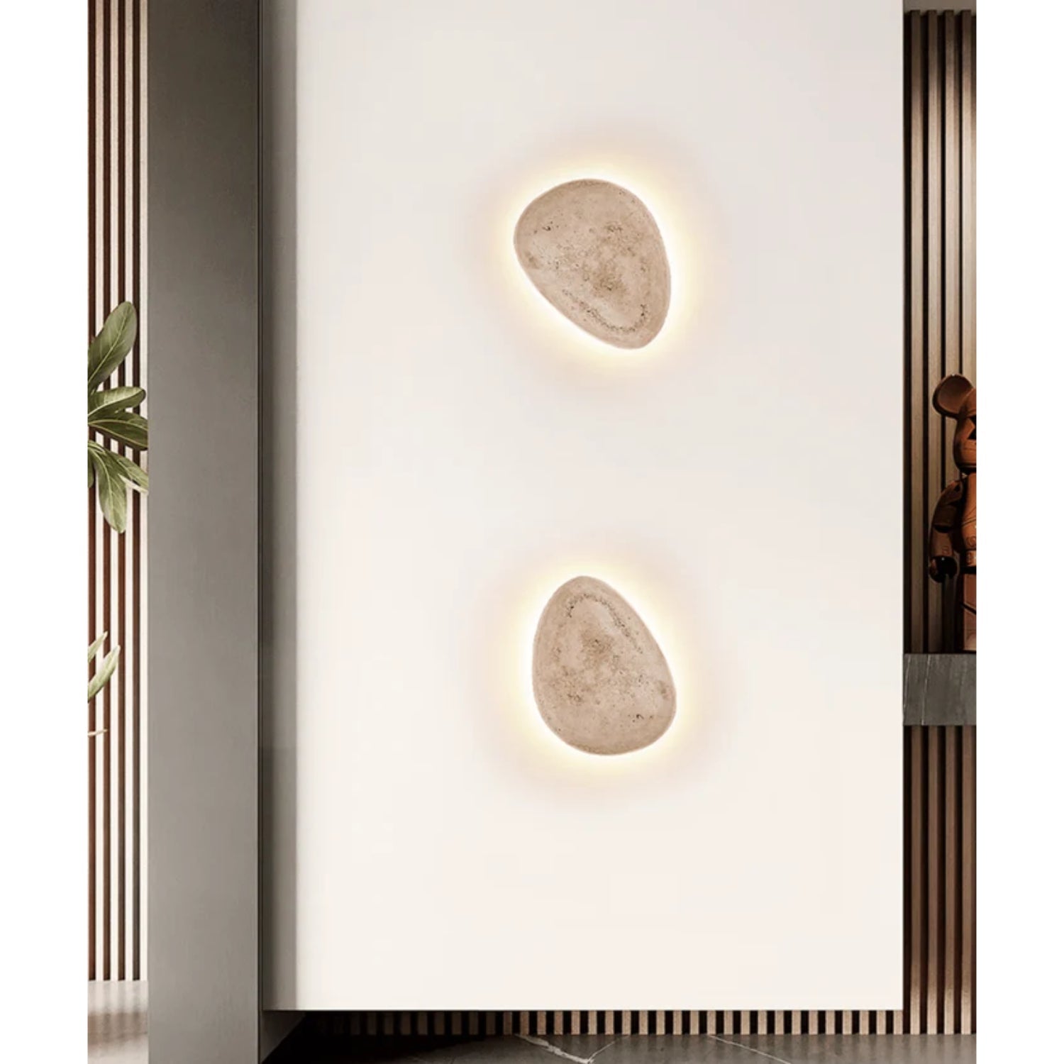 Tarovo Natural Stone Wall Light