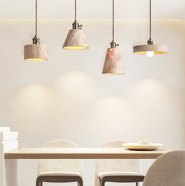 Cellos Travertine Pendant Light