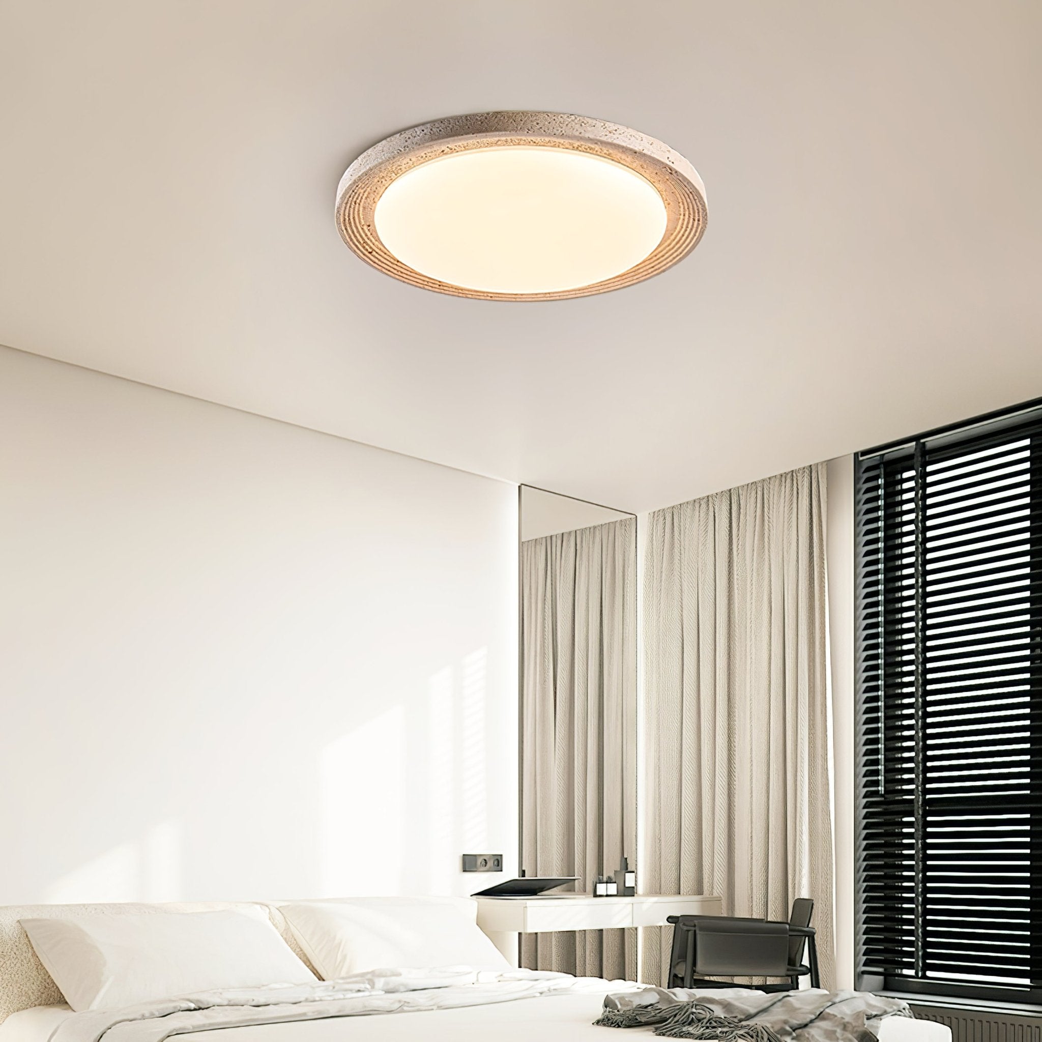 Telmalun Natural Stone Ceiling Light