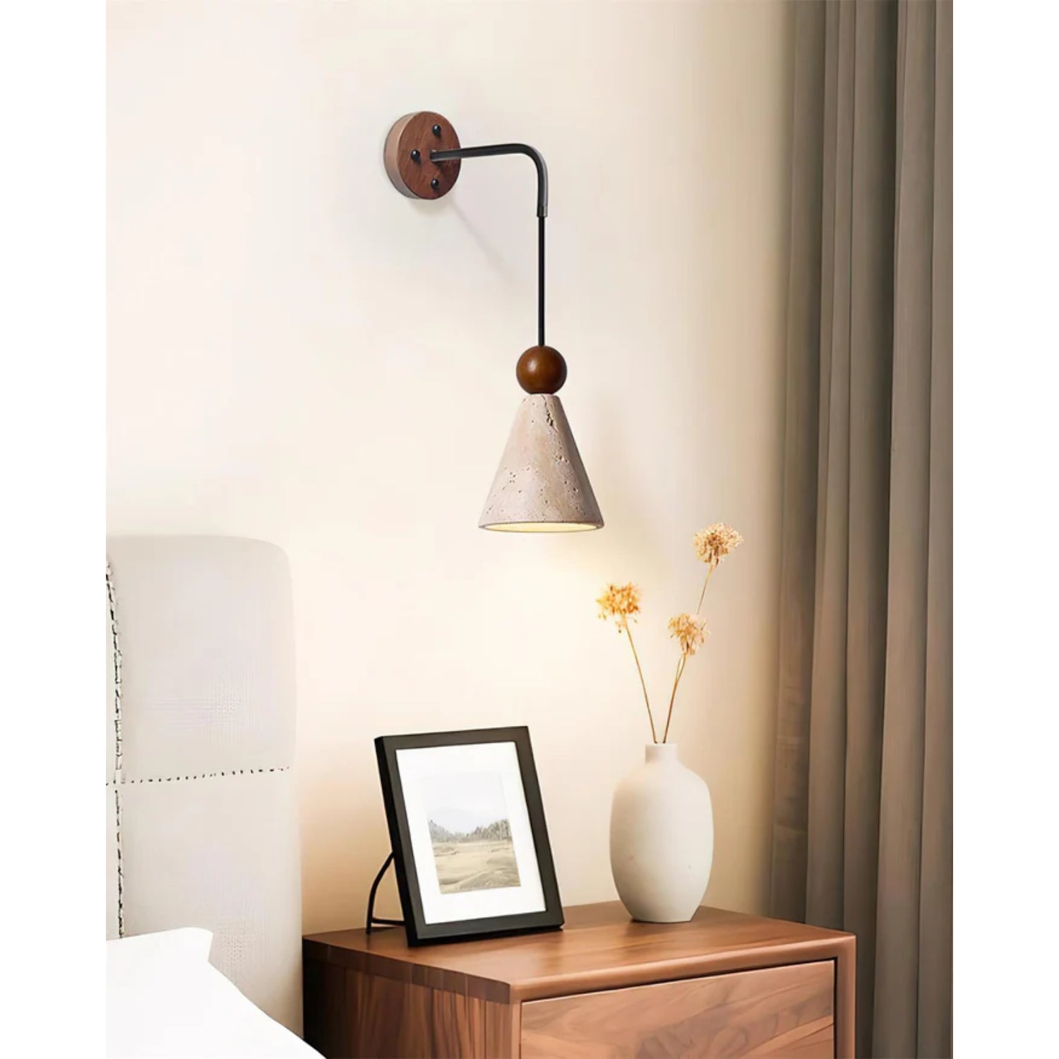 Tevvano Travertine Wall Light