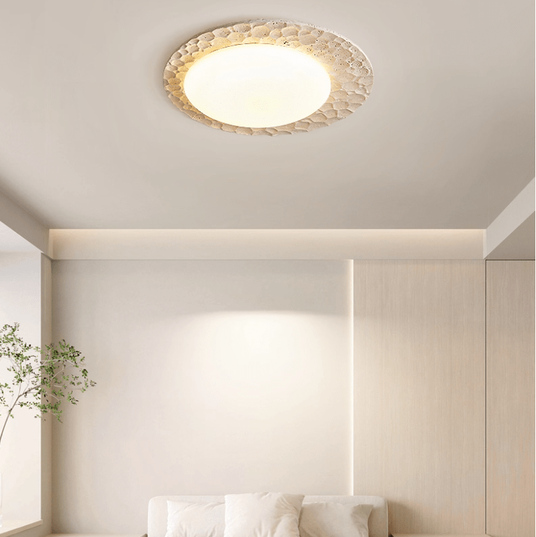 Orage Travertine Ceiling Light