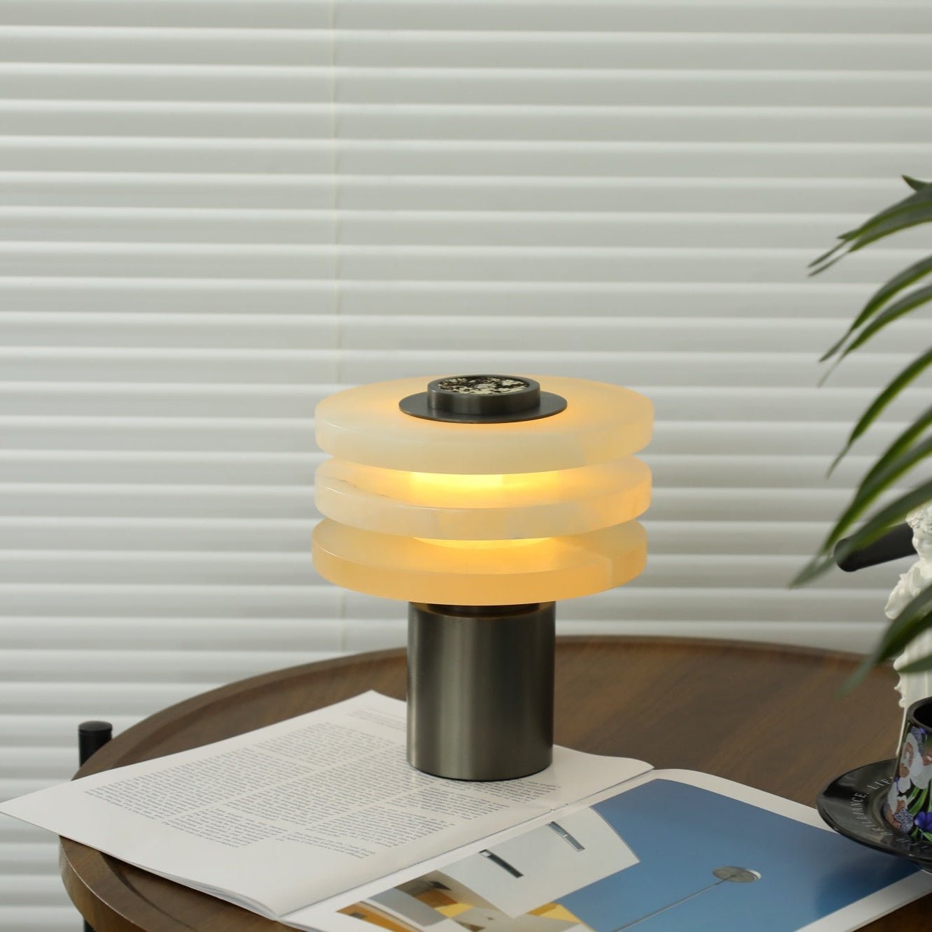 Lebosik Three-Tiered Table Lamp