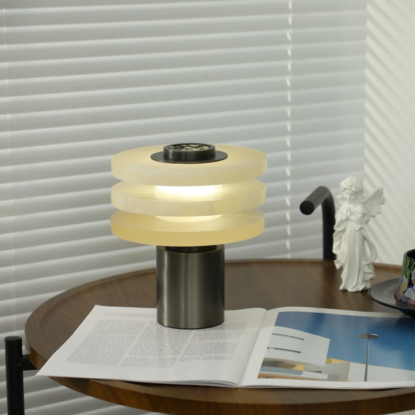 Lebosik Three-Tiered Table Lamp