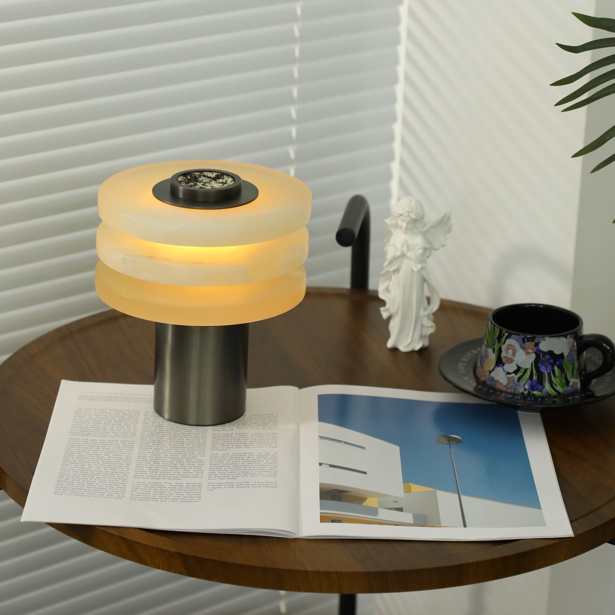 Lebosik Three-Tiered Table Lamp
