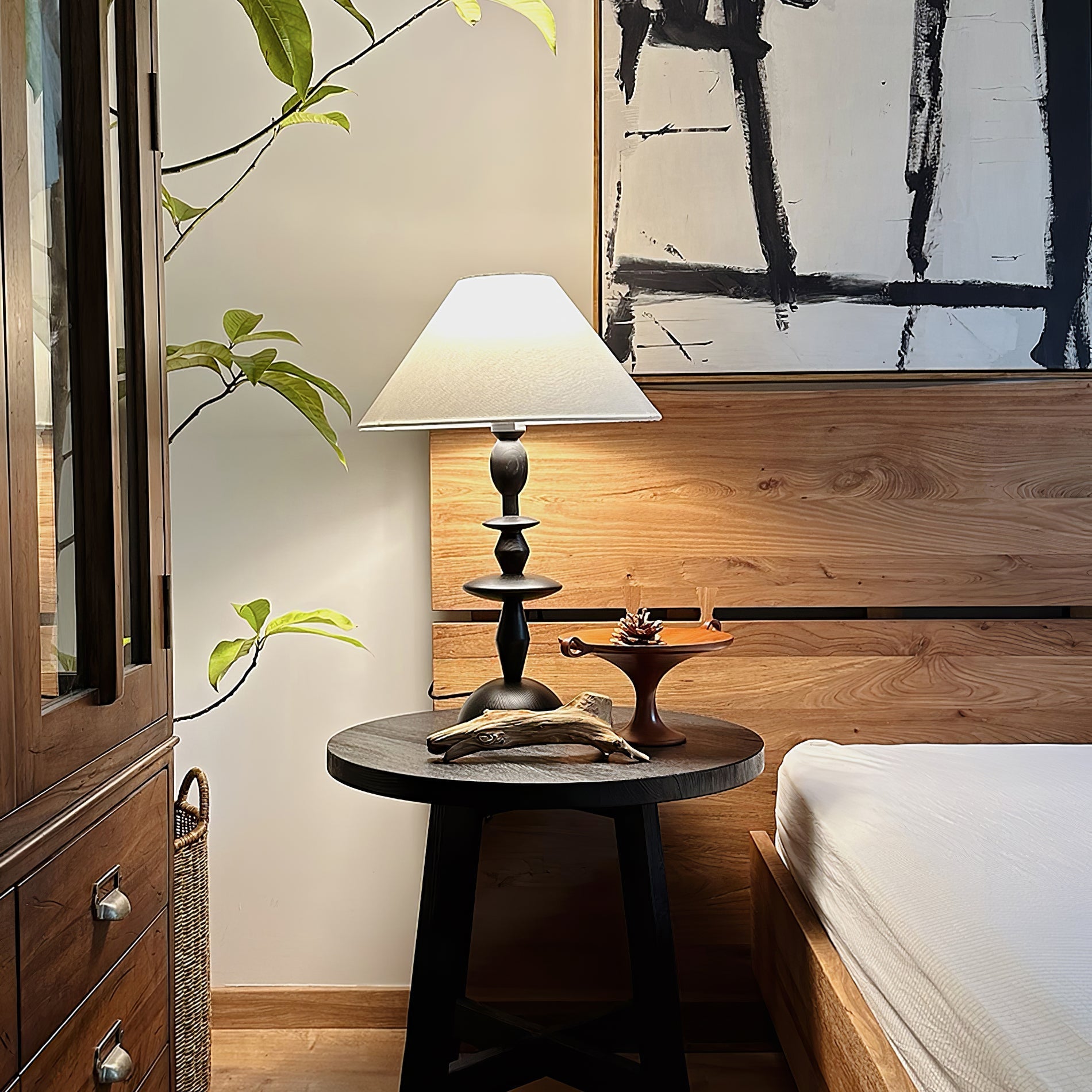 Torento Wooden Table Lamp