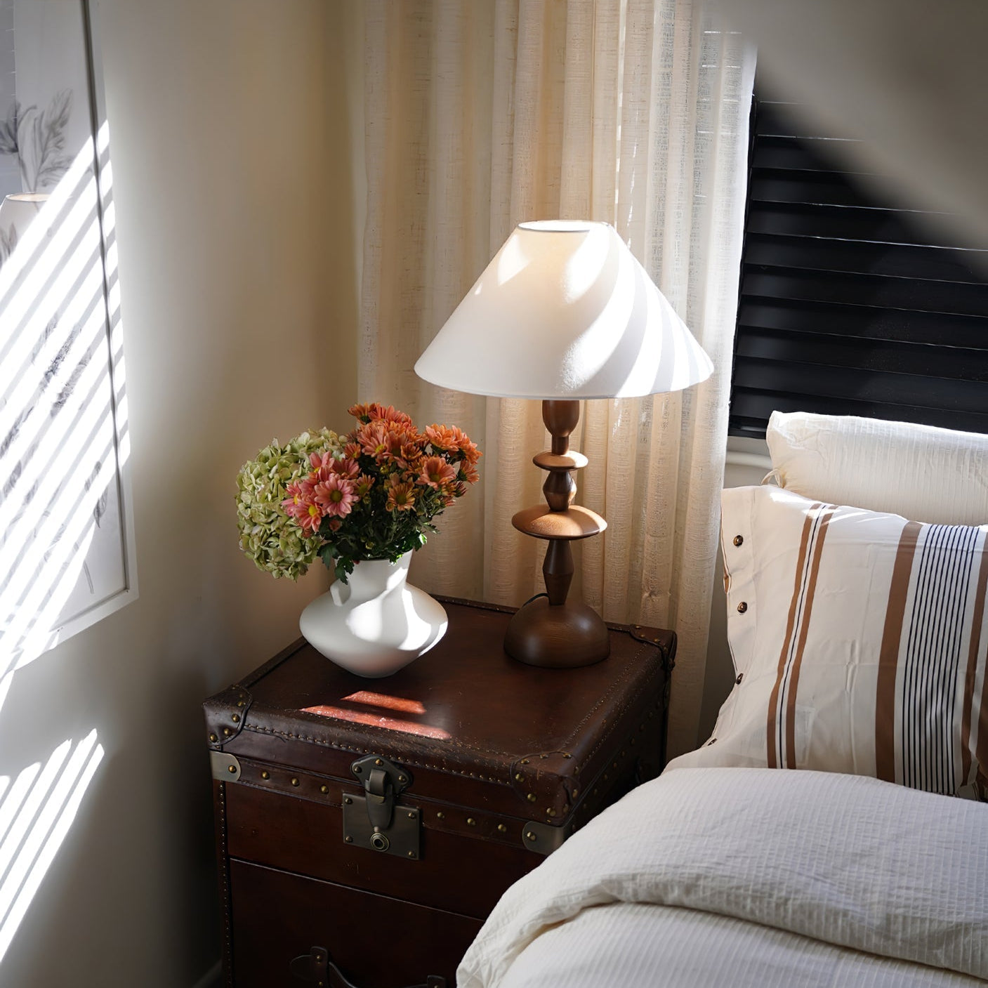 Torento Wooden Table Lamp