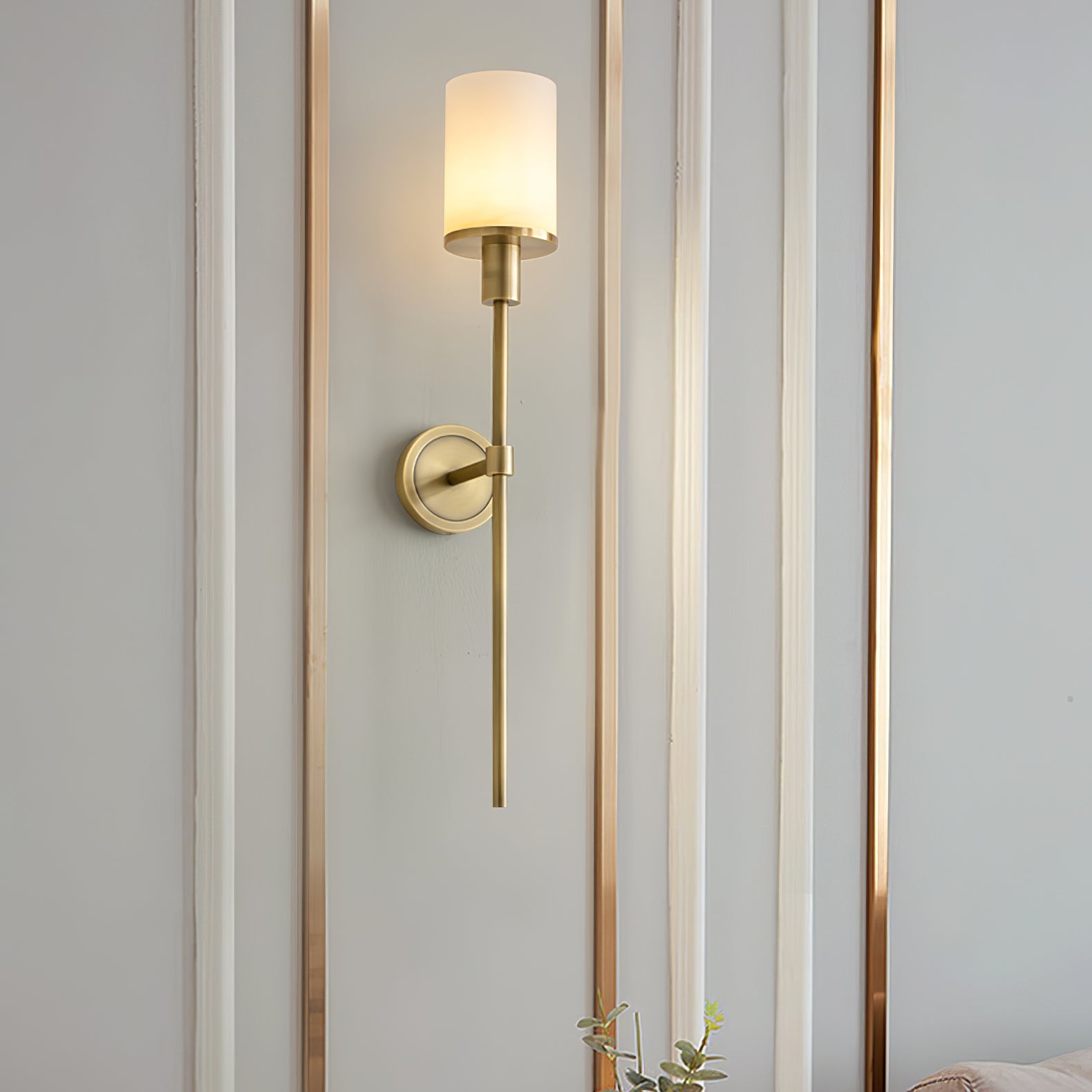 Macie Alabaster Wall Light