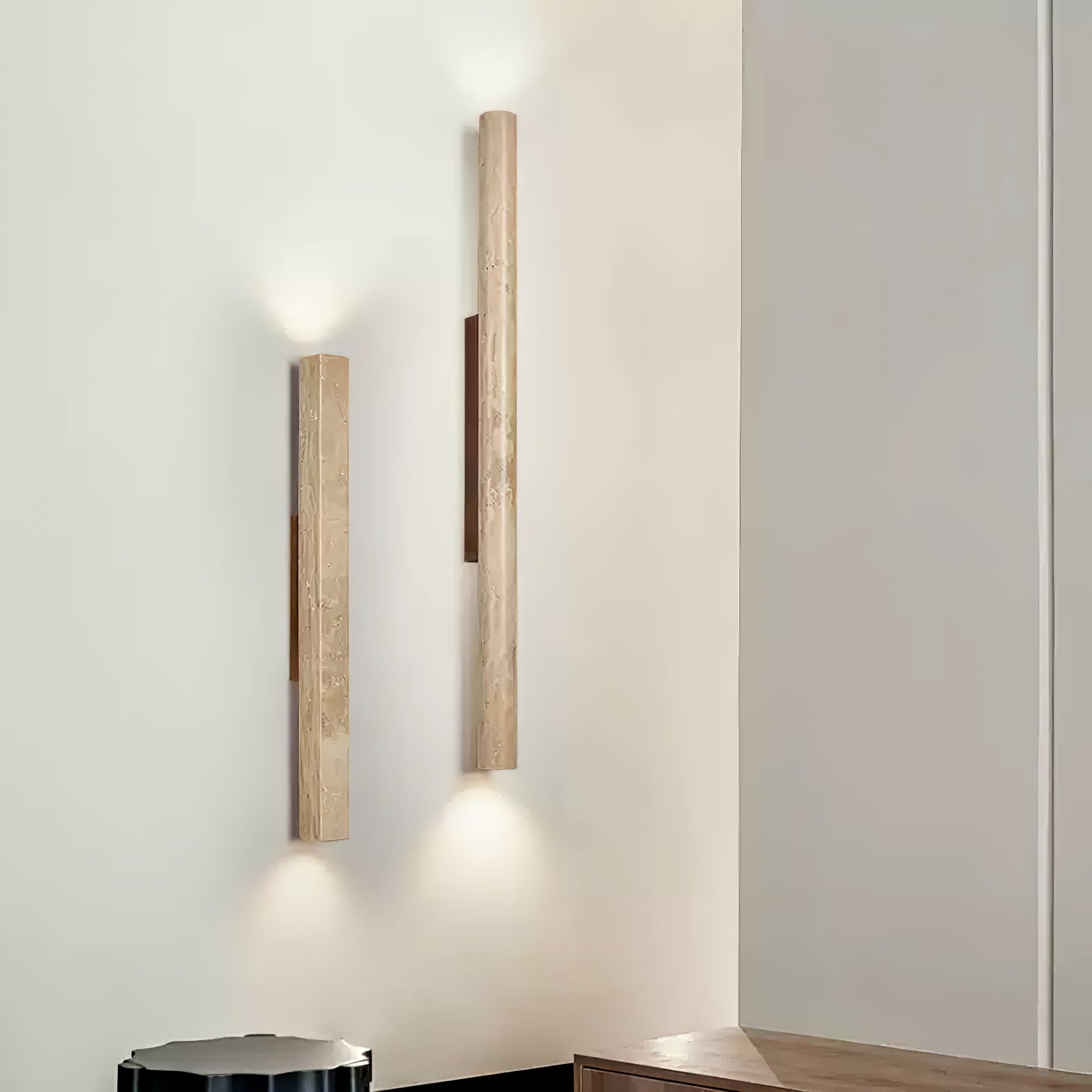 Trim Natural Stone Wall Light