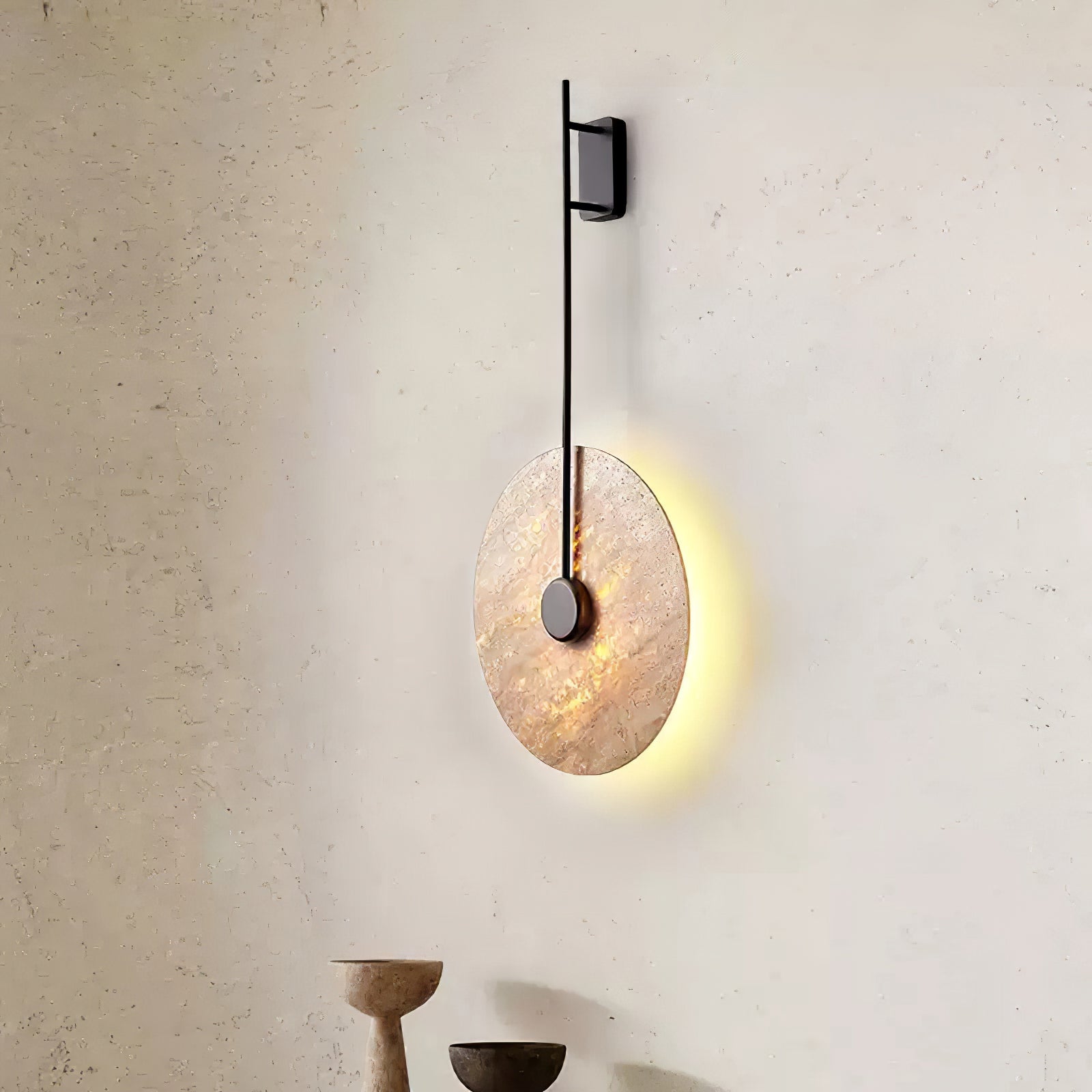 Mofis Travertine Wall Light