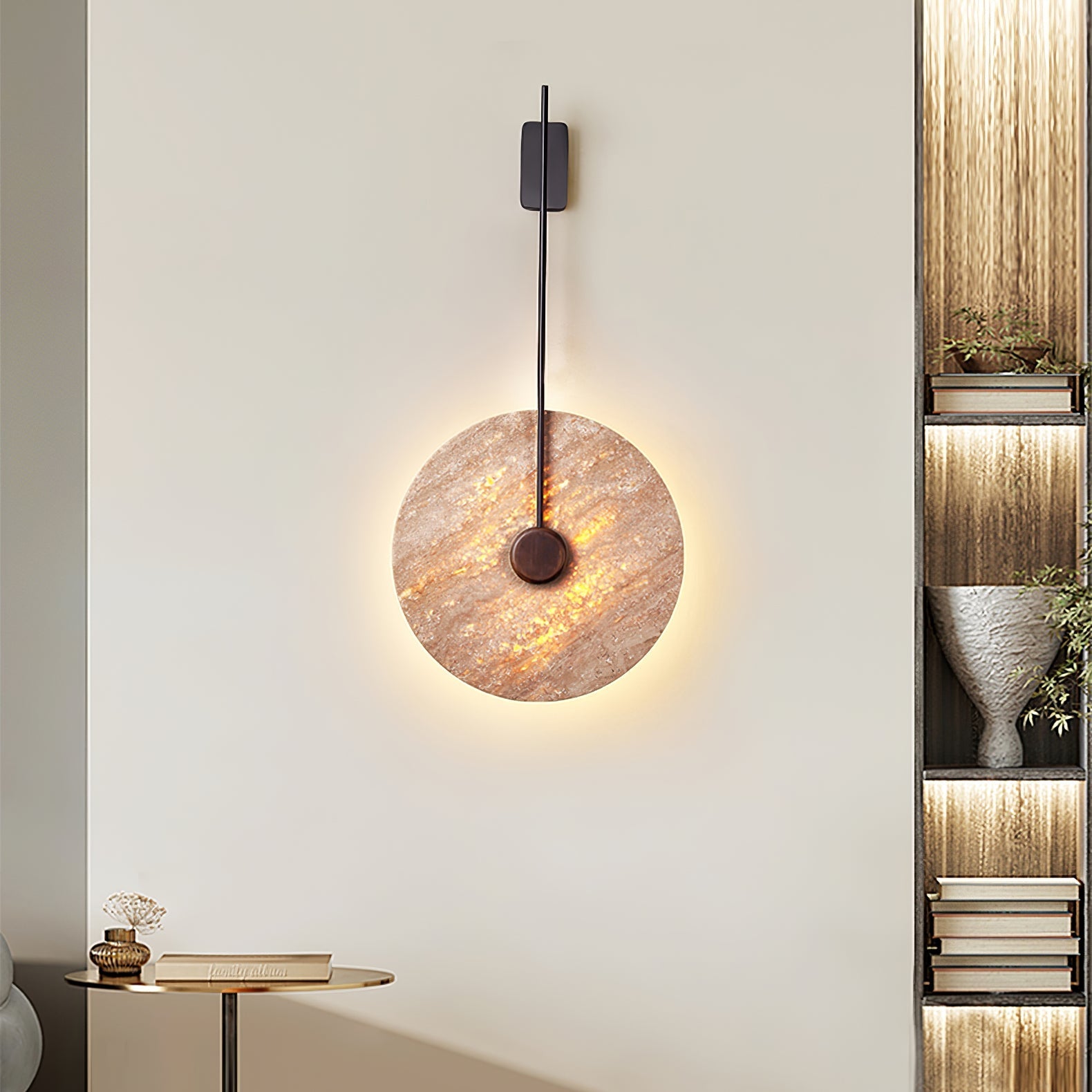 Mofis Travertine Wall Light