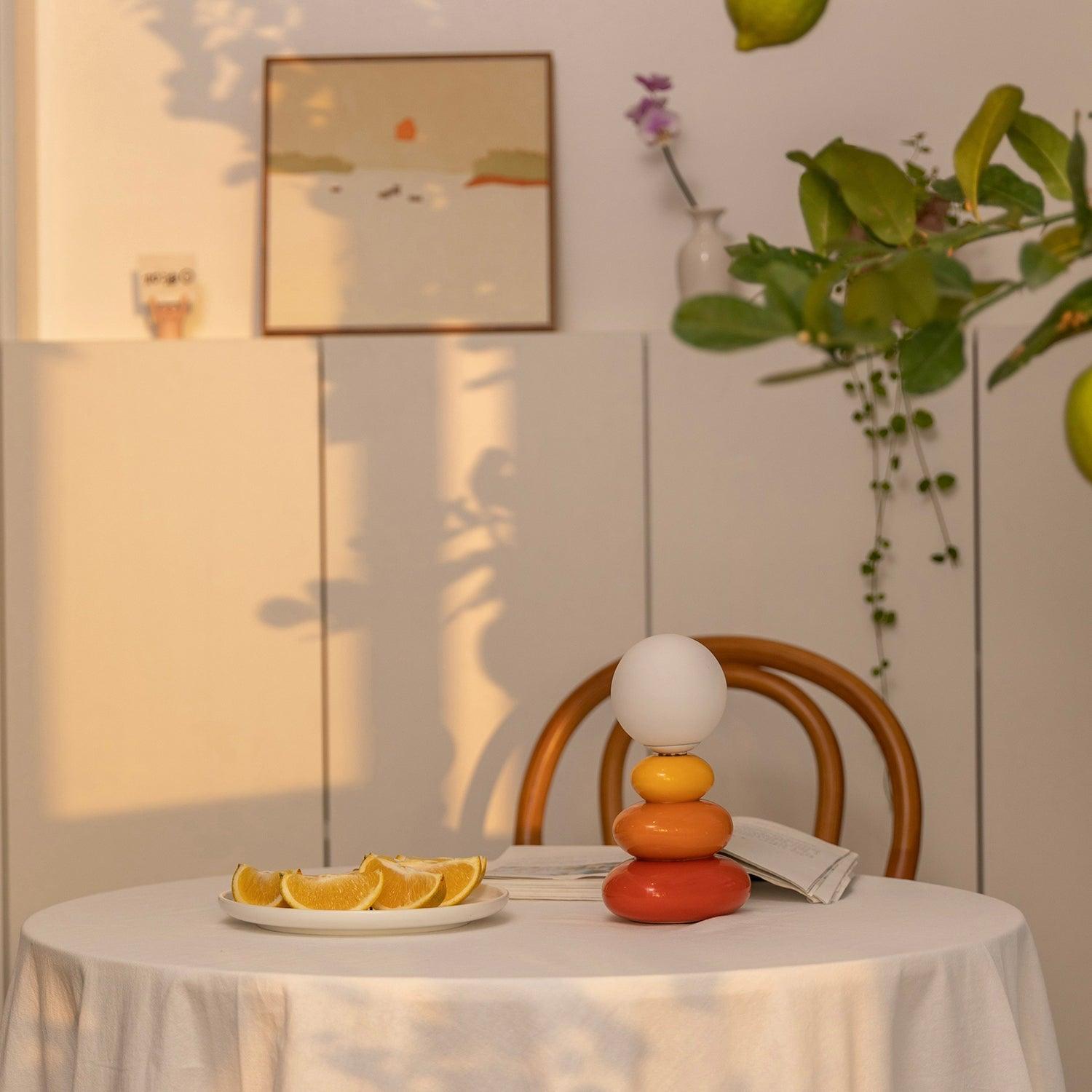 Molzor Stacked Table Lamp