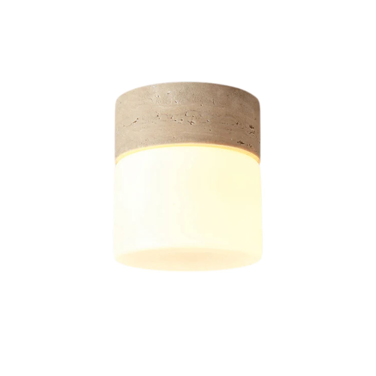 Tuppio Travertine Ceiling Light