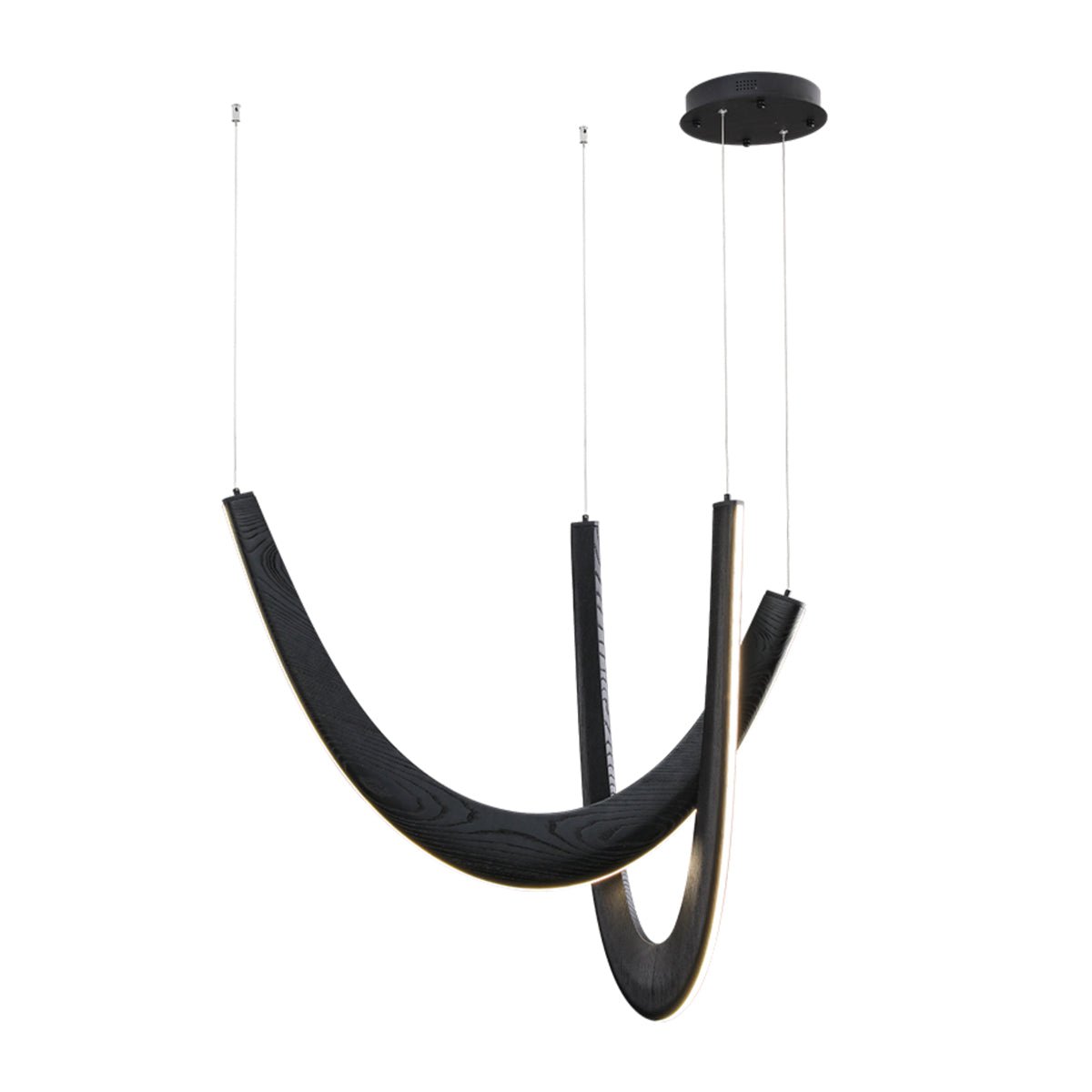 Layn U Shape Wooden Pendant Light