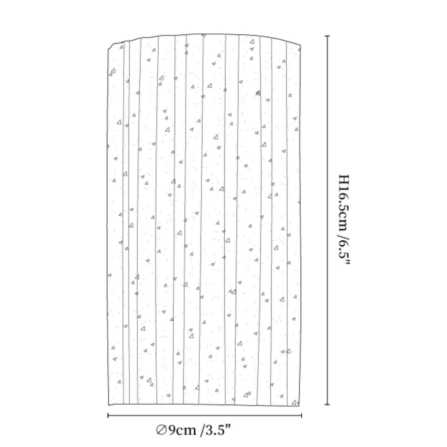 Veisona Natural Stone Wall Light