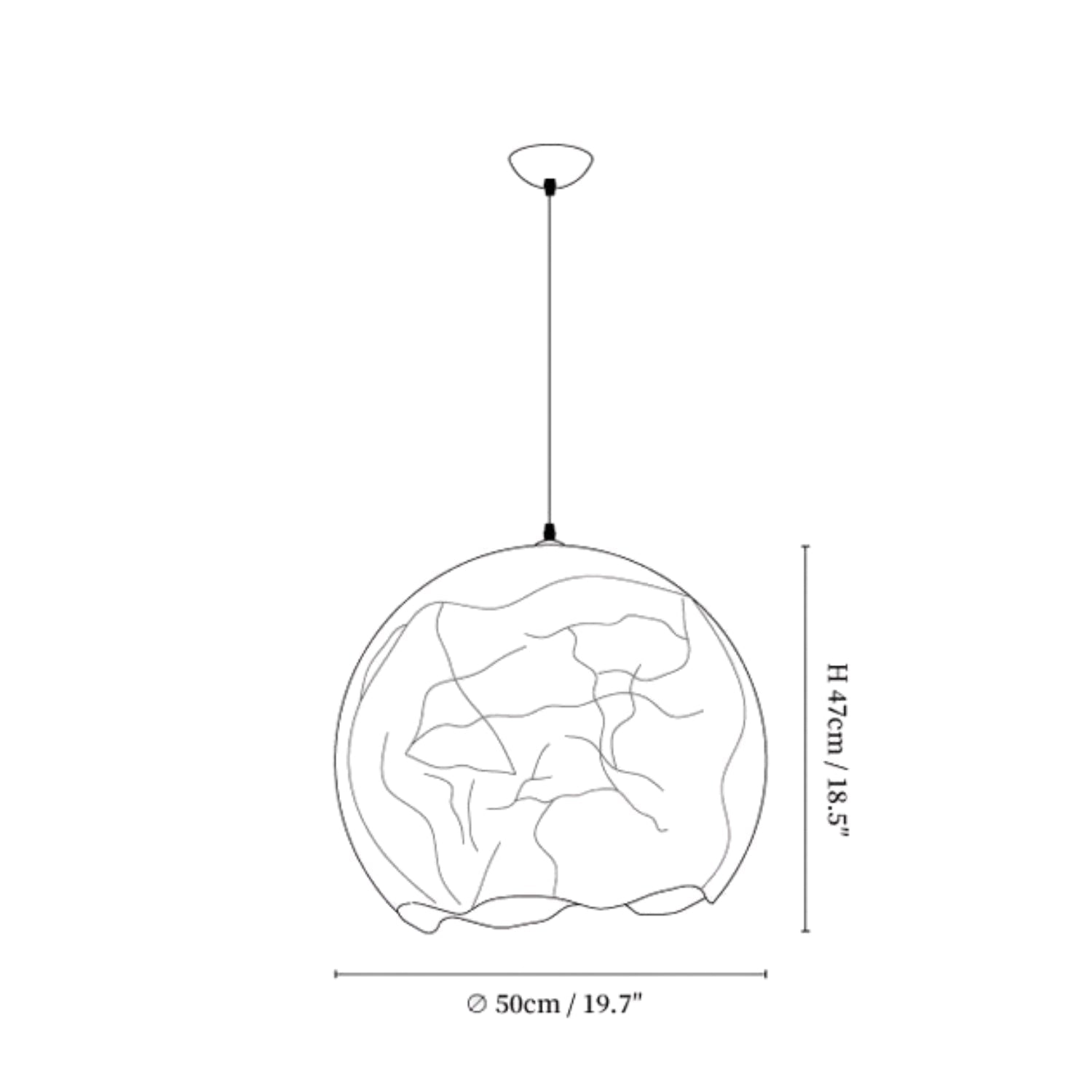 Lunasi Pendant Light
