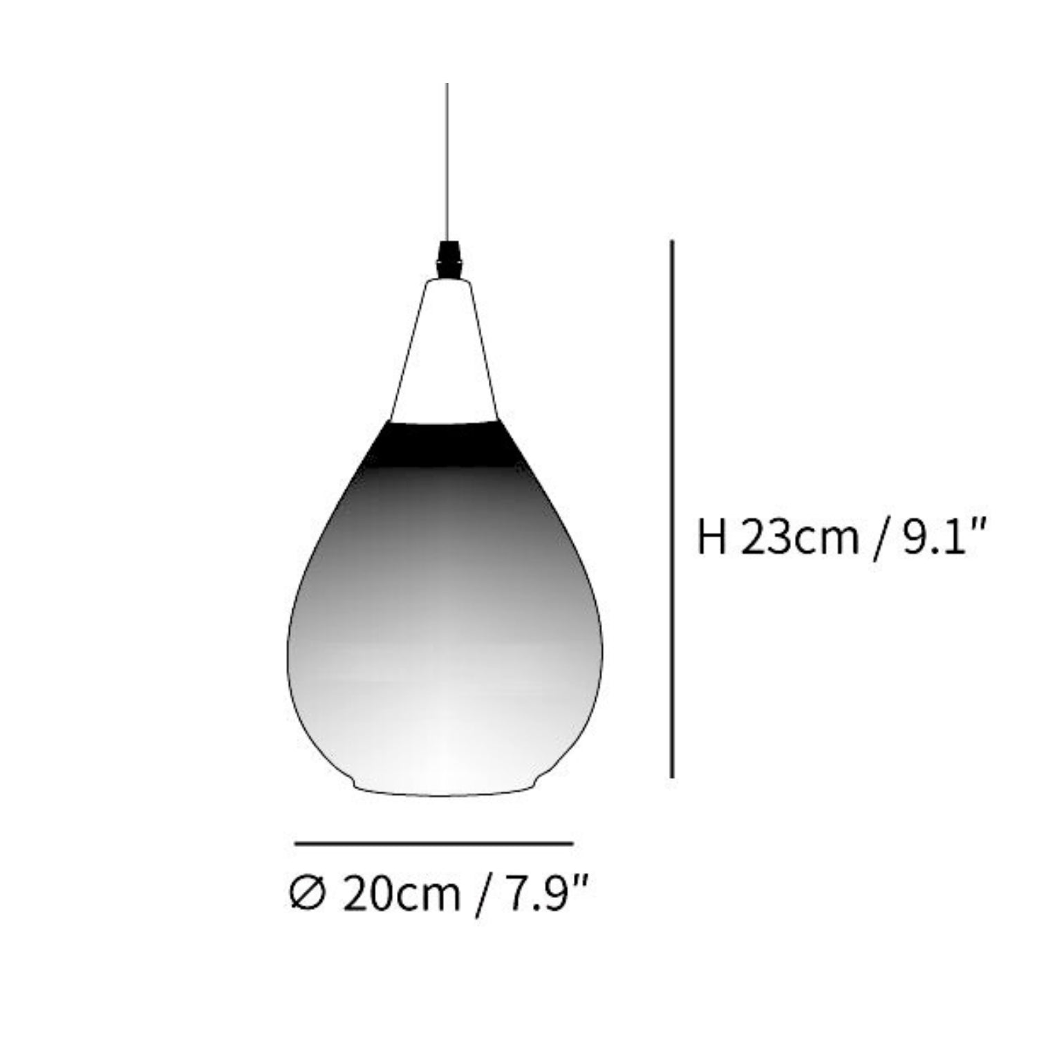 Bensy Drop Pendant Light