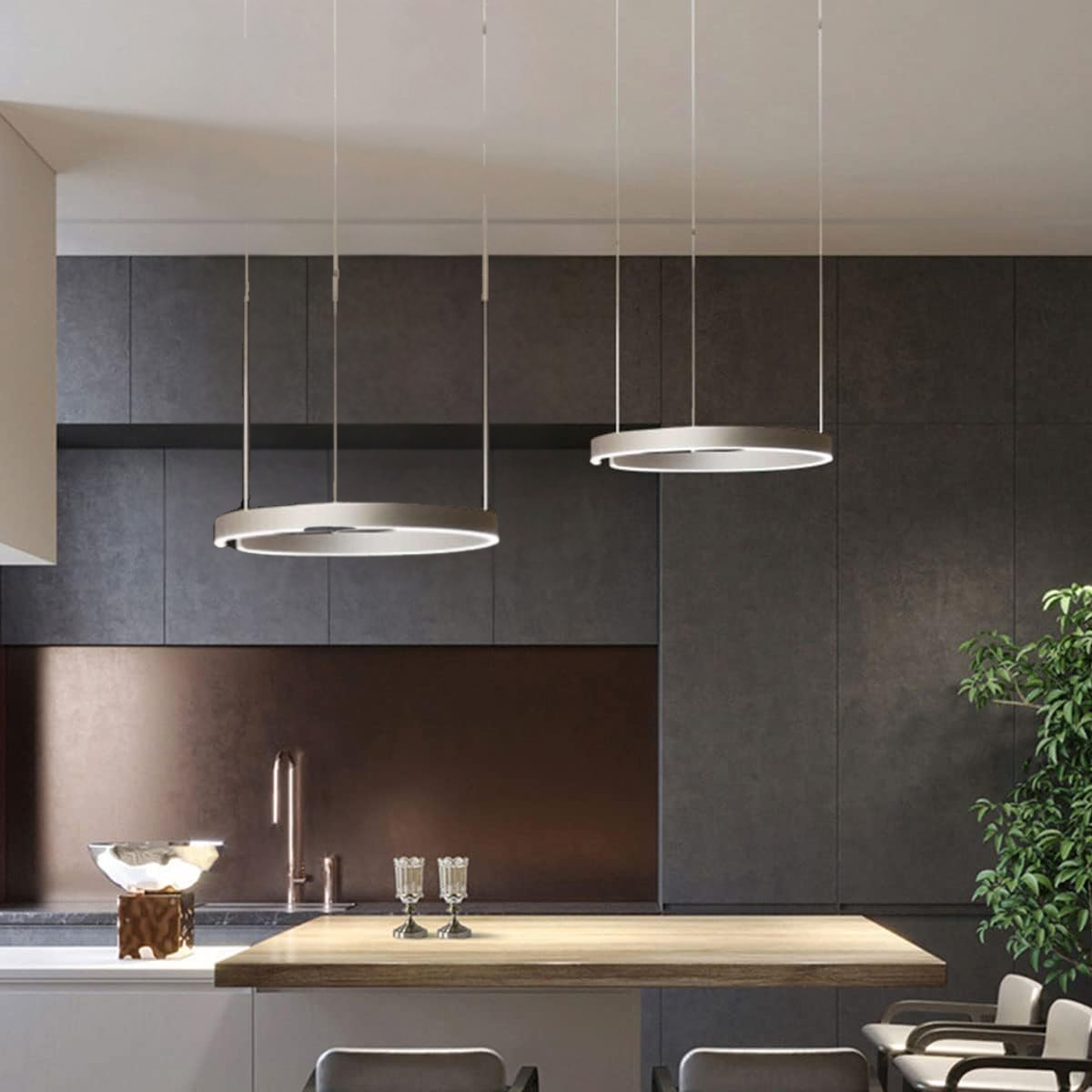 Aurum Circle Pendant Light