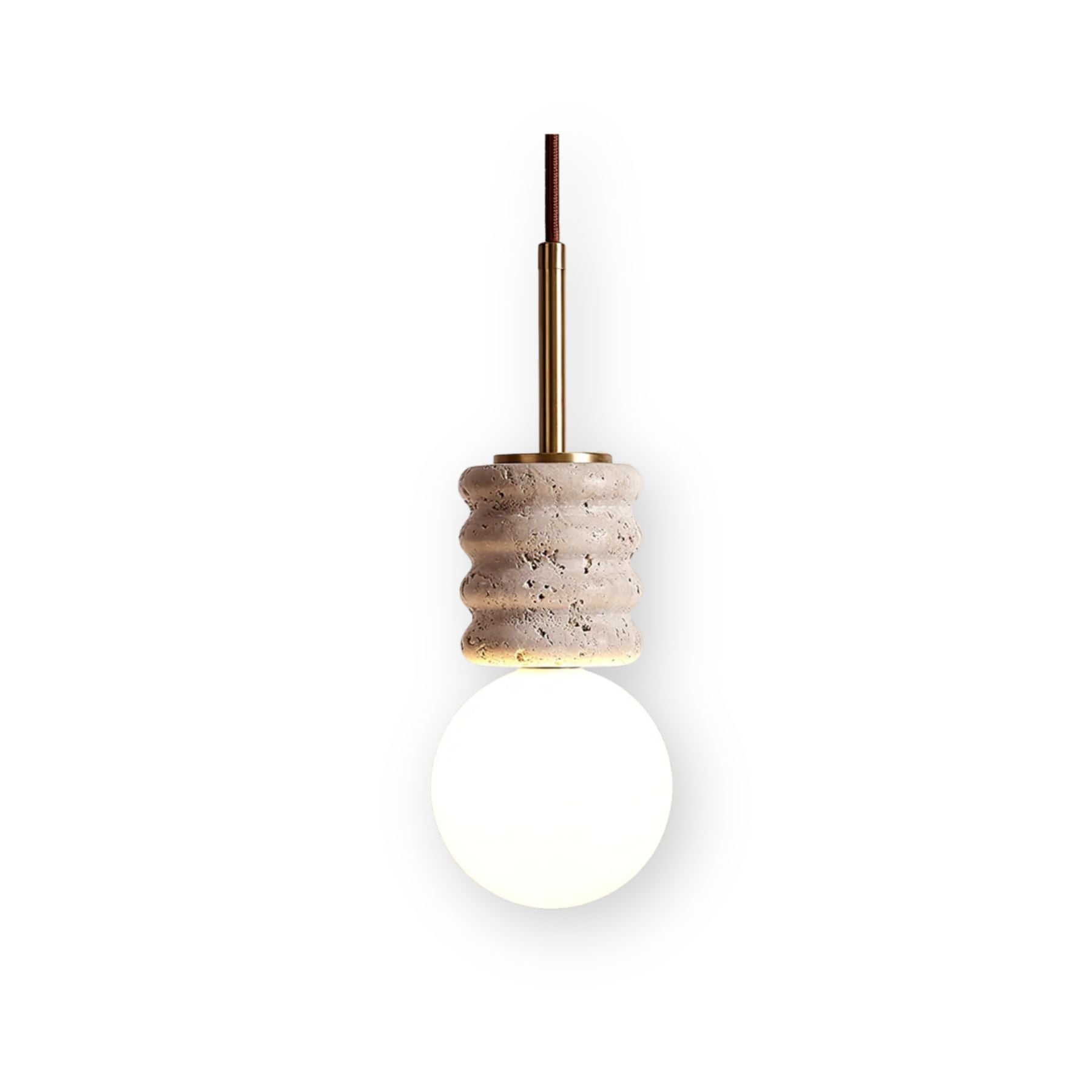 Maliva Natural Stone Pendant Light