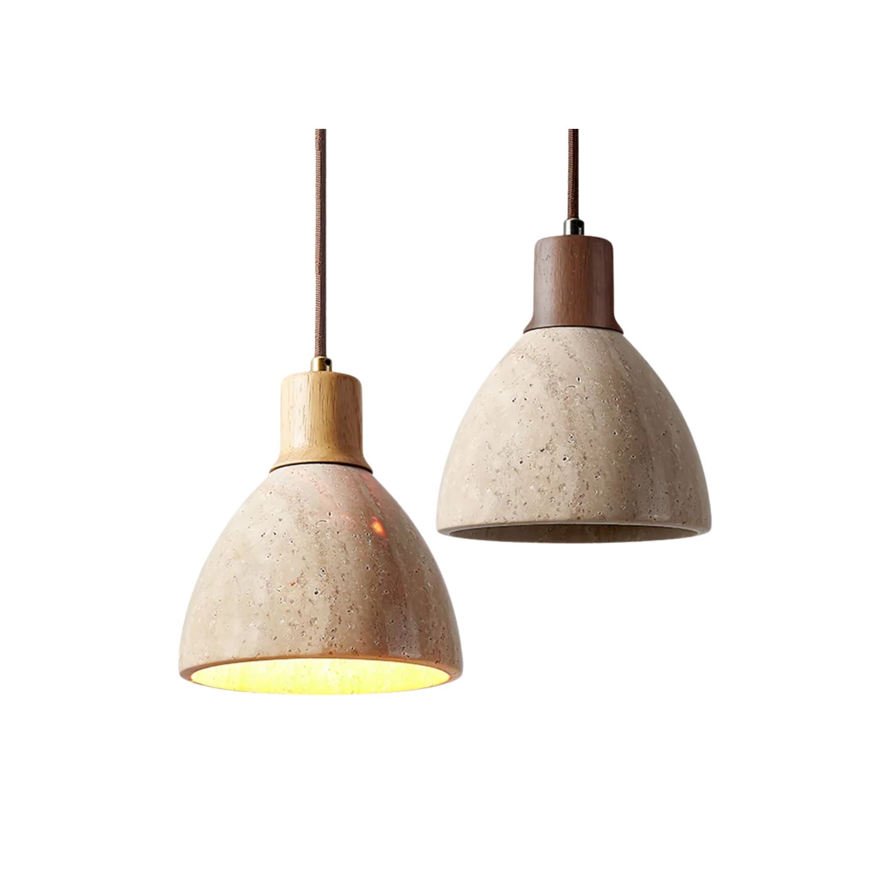 Mosha Travertine Pendant Light