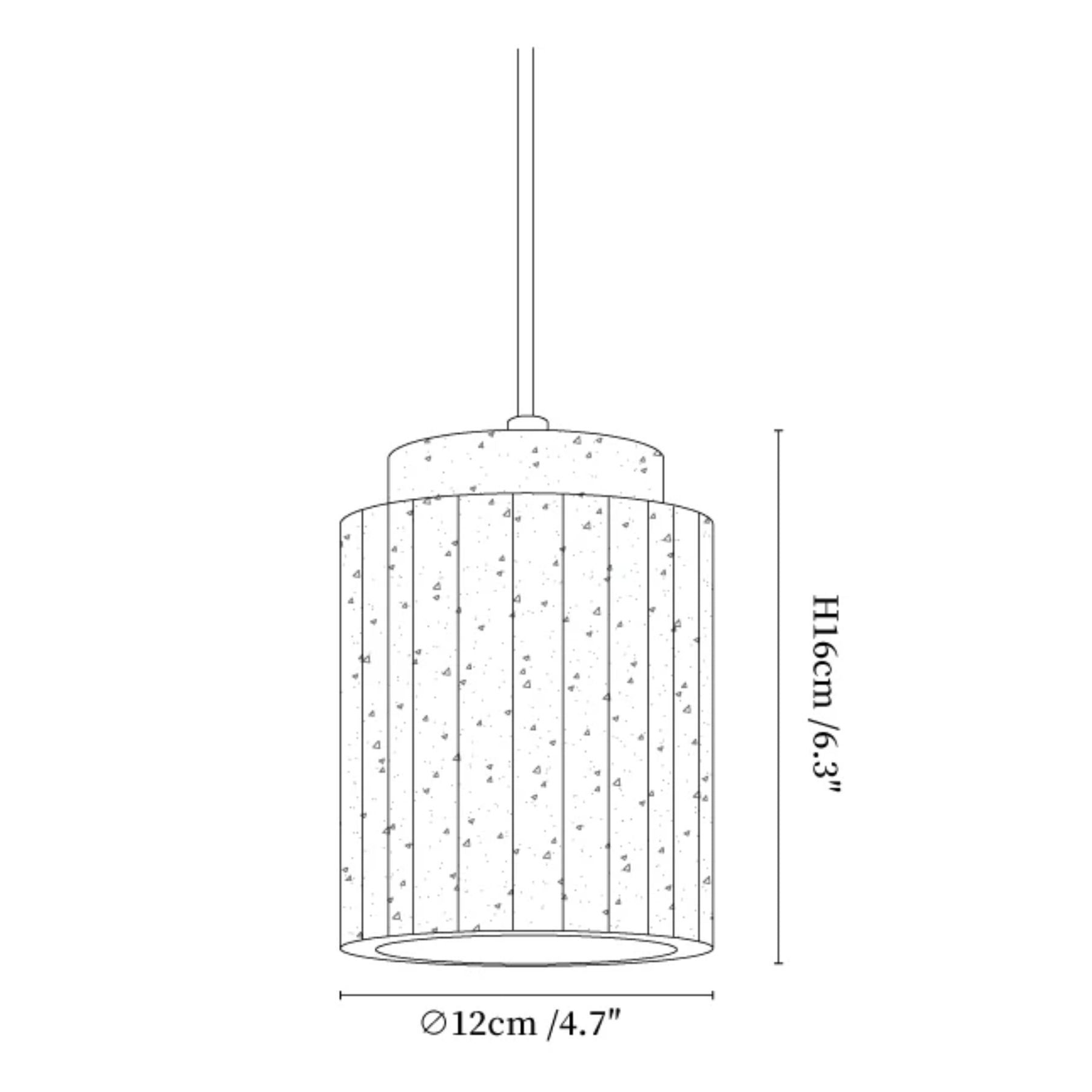 Lecave Natural Stone Pendant Light