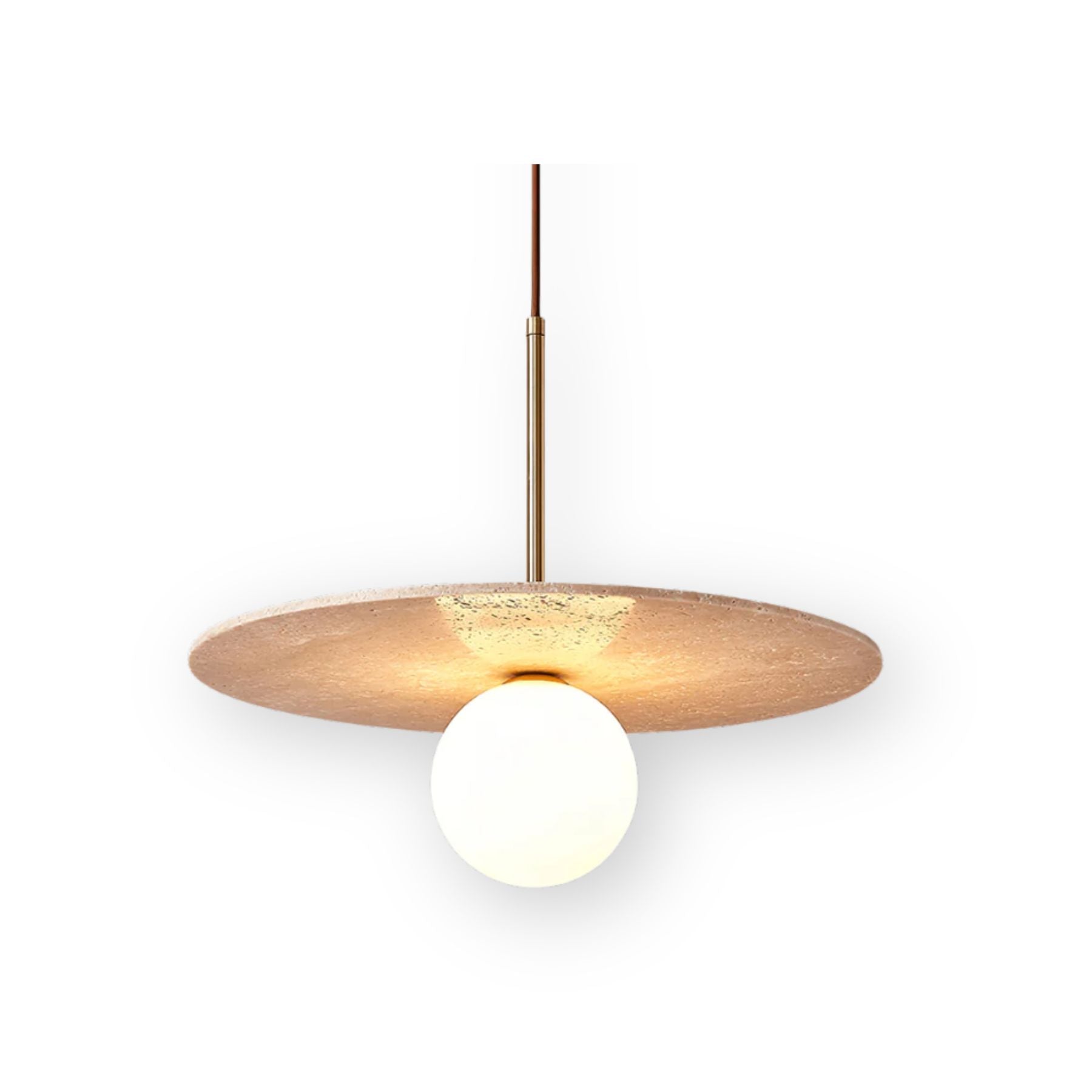 Juvesa Natural Stone Pendant Light