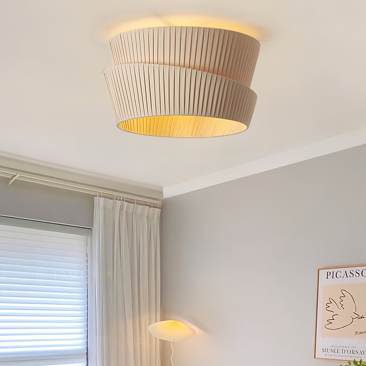 Melo Twist Japandi Ceiling Light