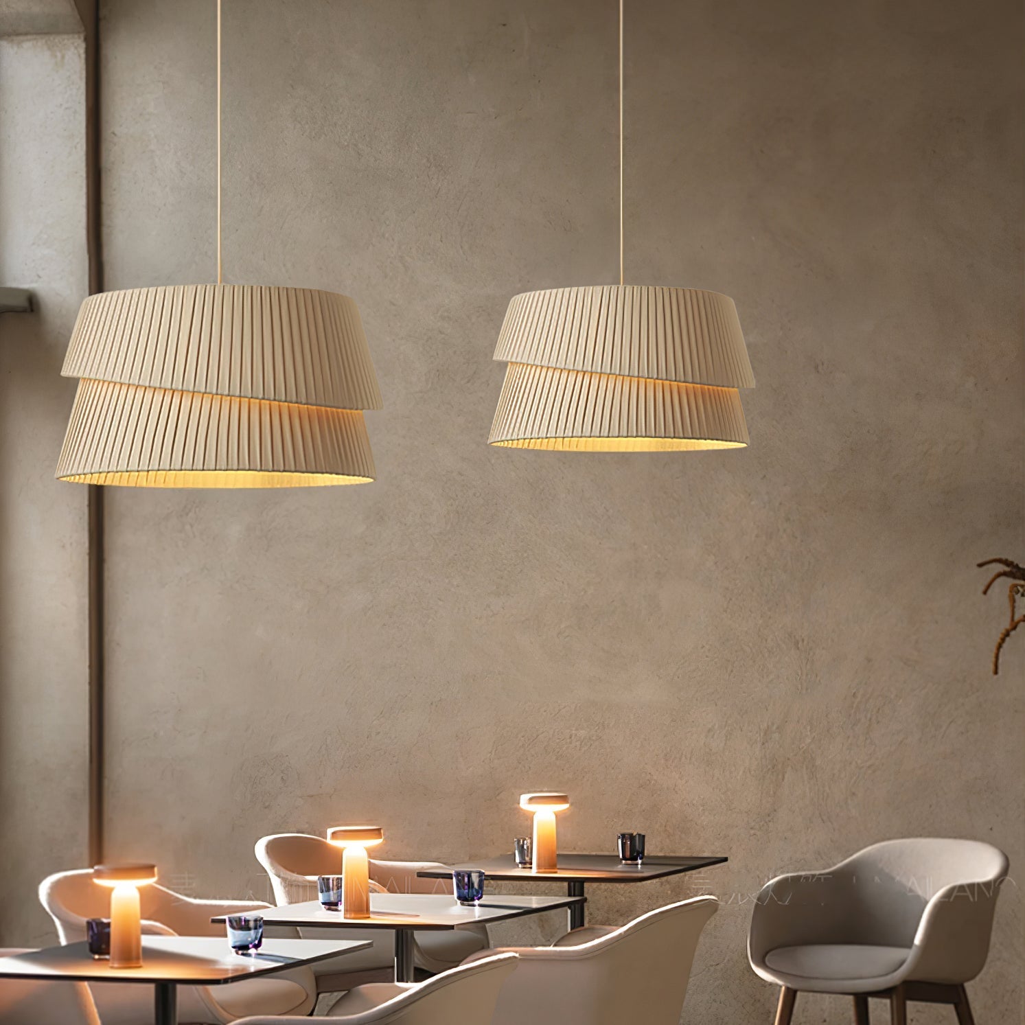 Melo Twist Japandi Pendant Light