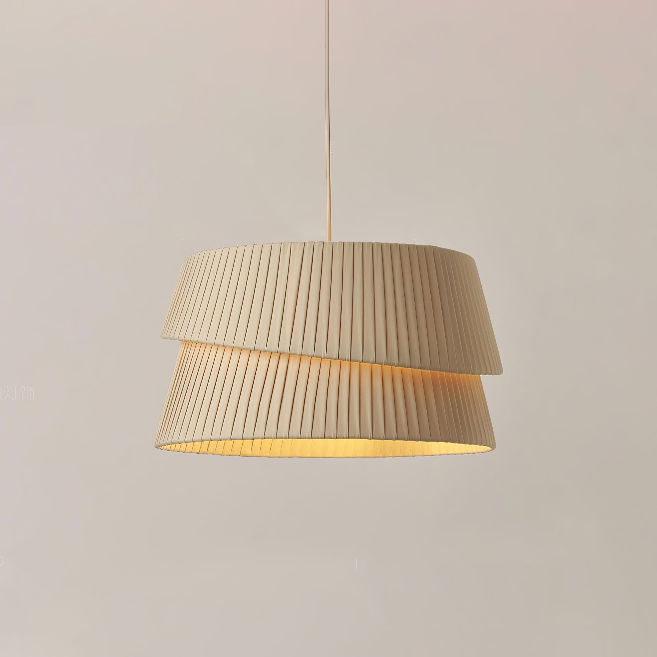 Melo Twist Japandi Pendant Light