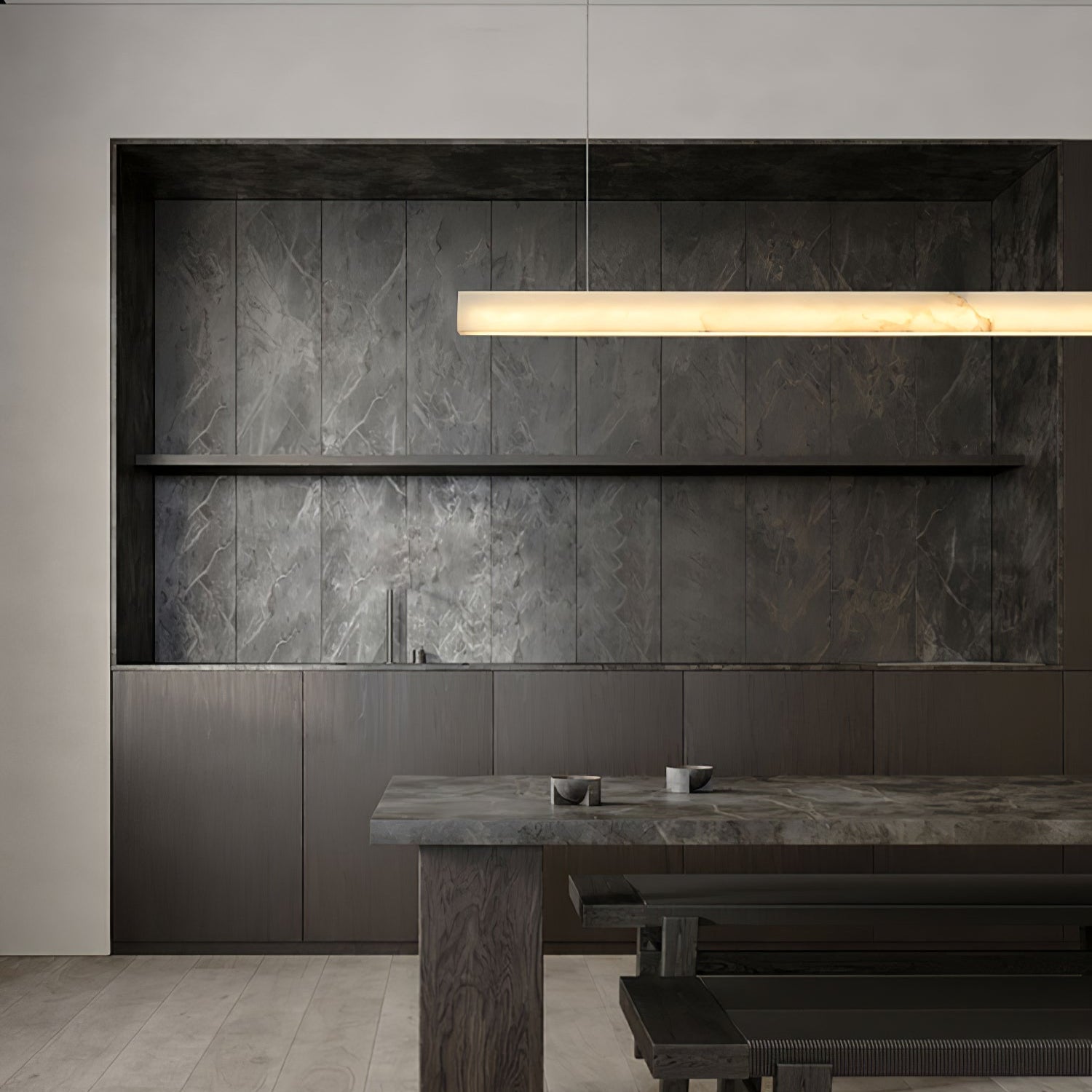 Meron Alabaster Pendant Light
