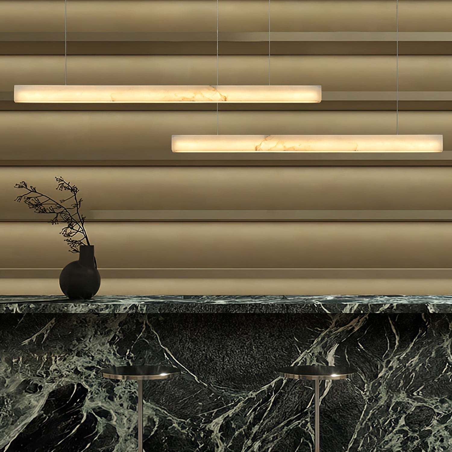 Meron Alabaster Pendant Light