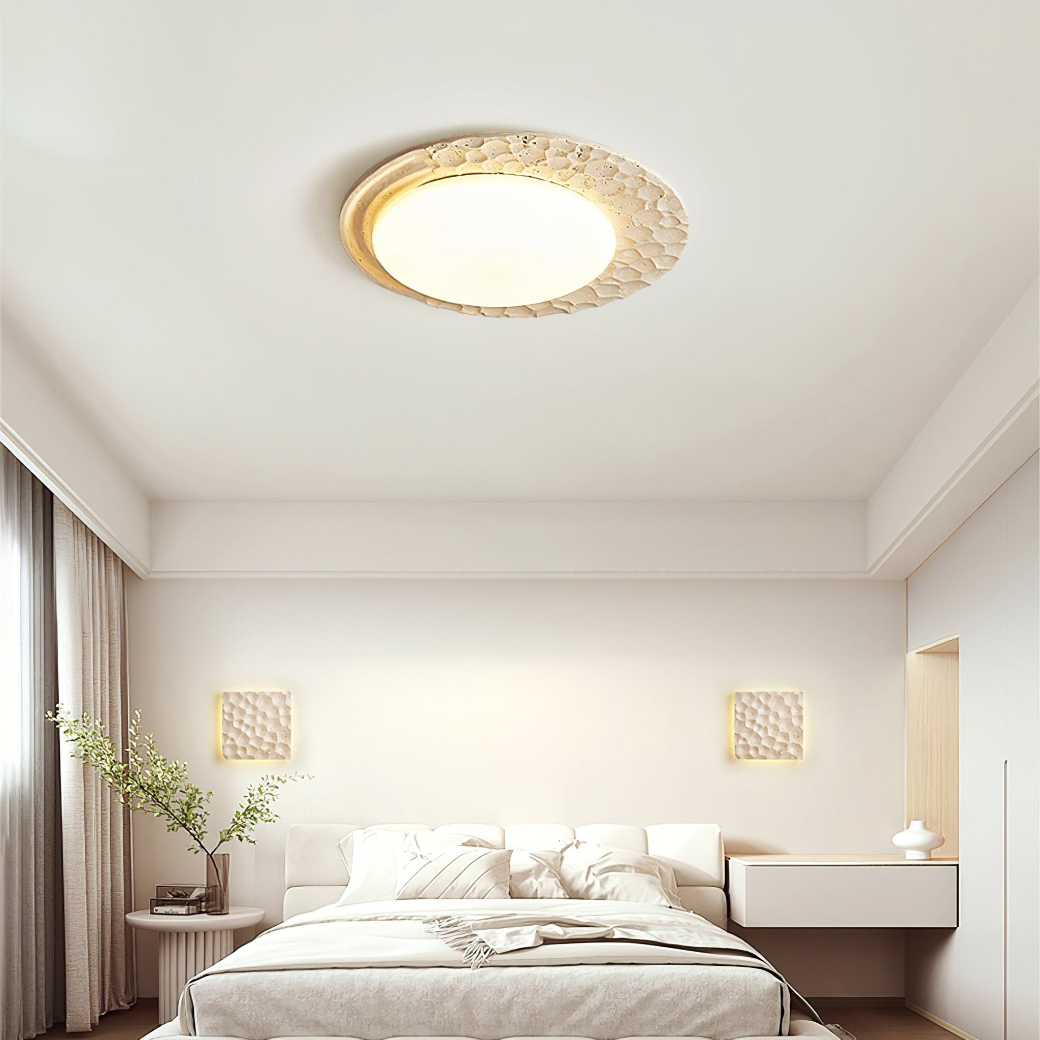 Momesa Natural Stone Ceiling Light
