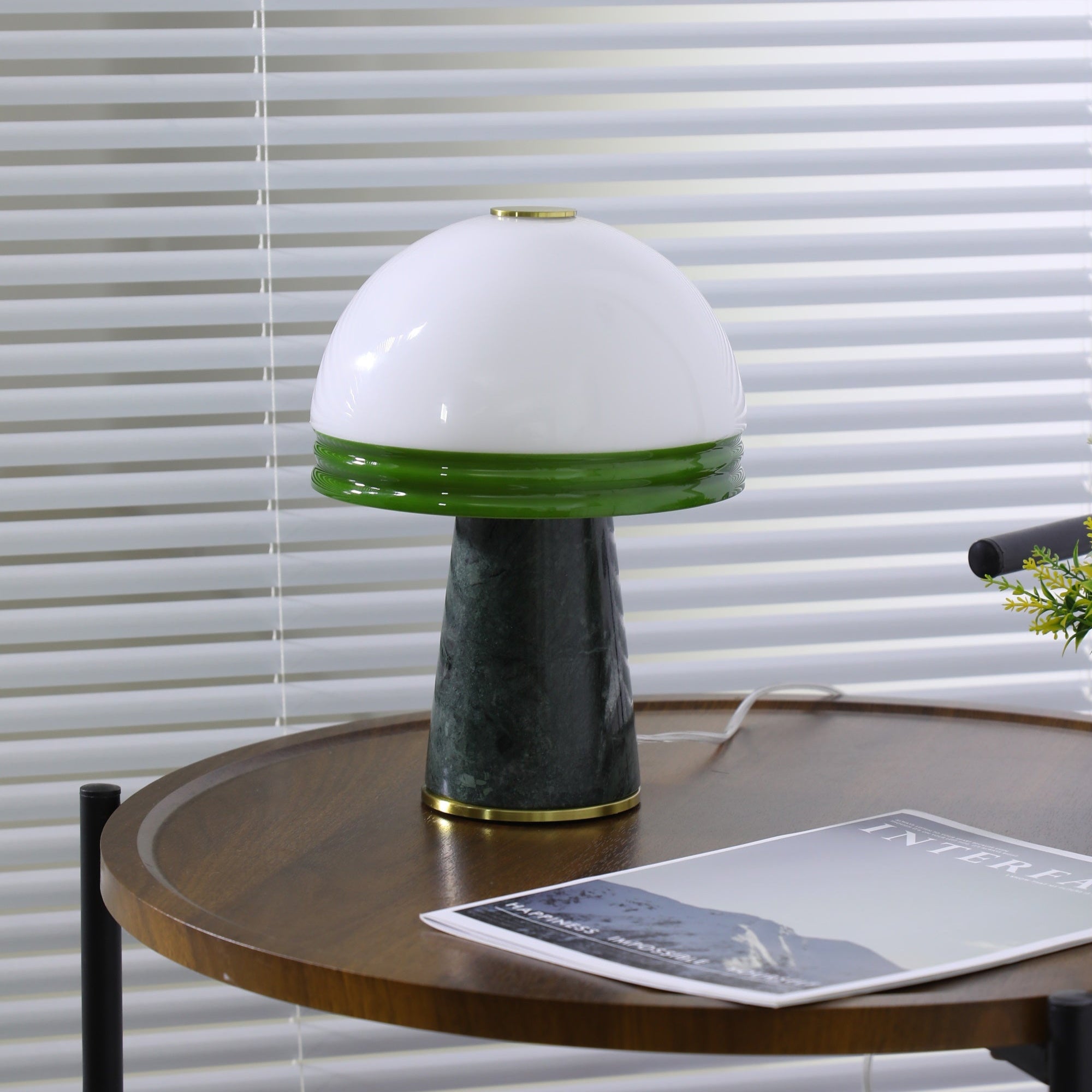 Velura Narrow Marble Table Lamp