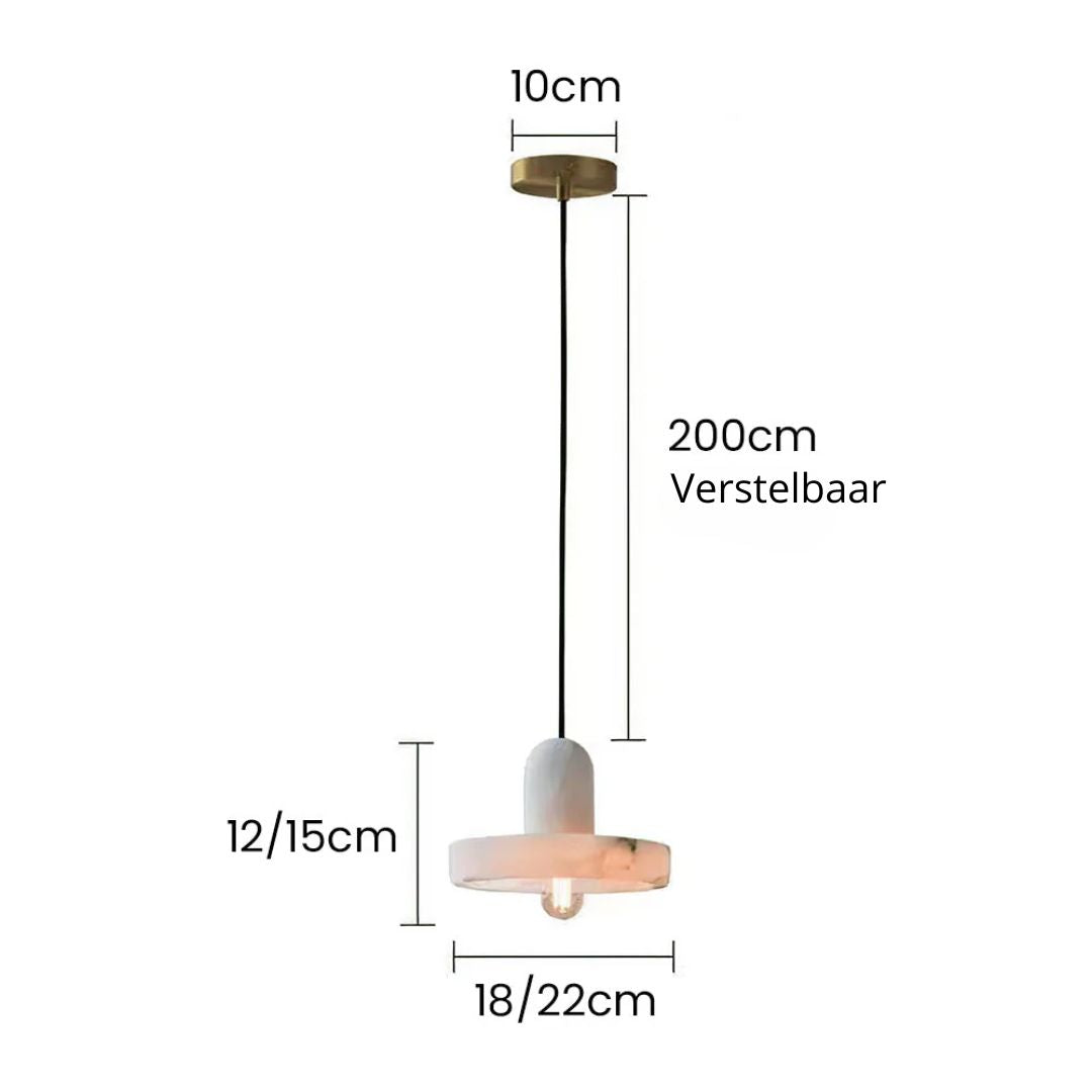 Lunessa Alabaster Pendant Light