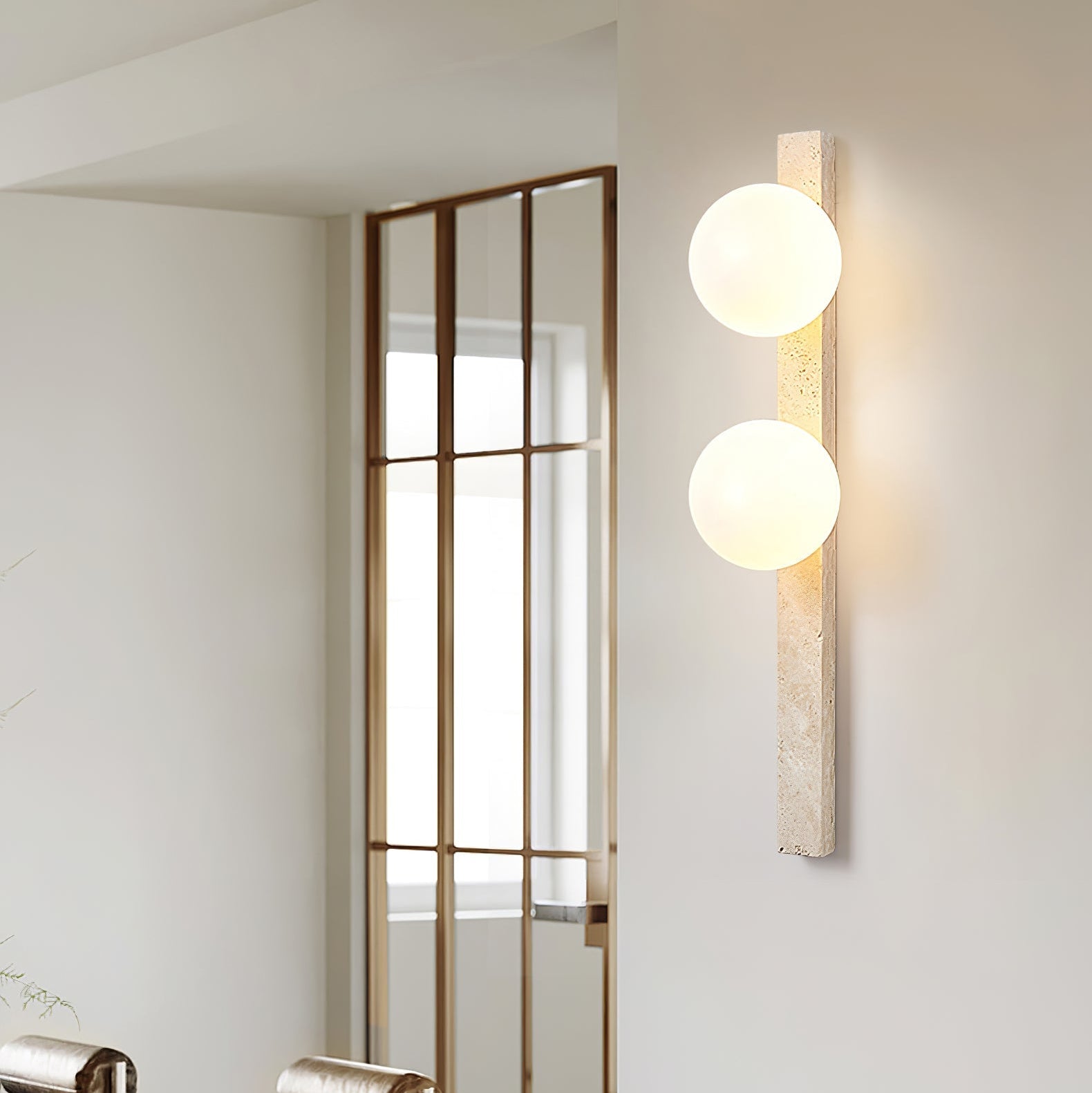 Vemme Natural Stone Wall Light