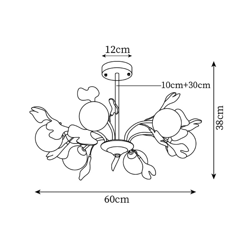 Yarioay Floral Chandelier