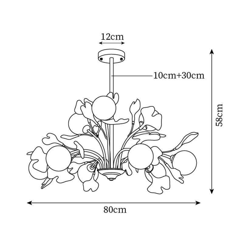 Yarioay Floral Chandelier