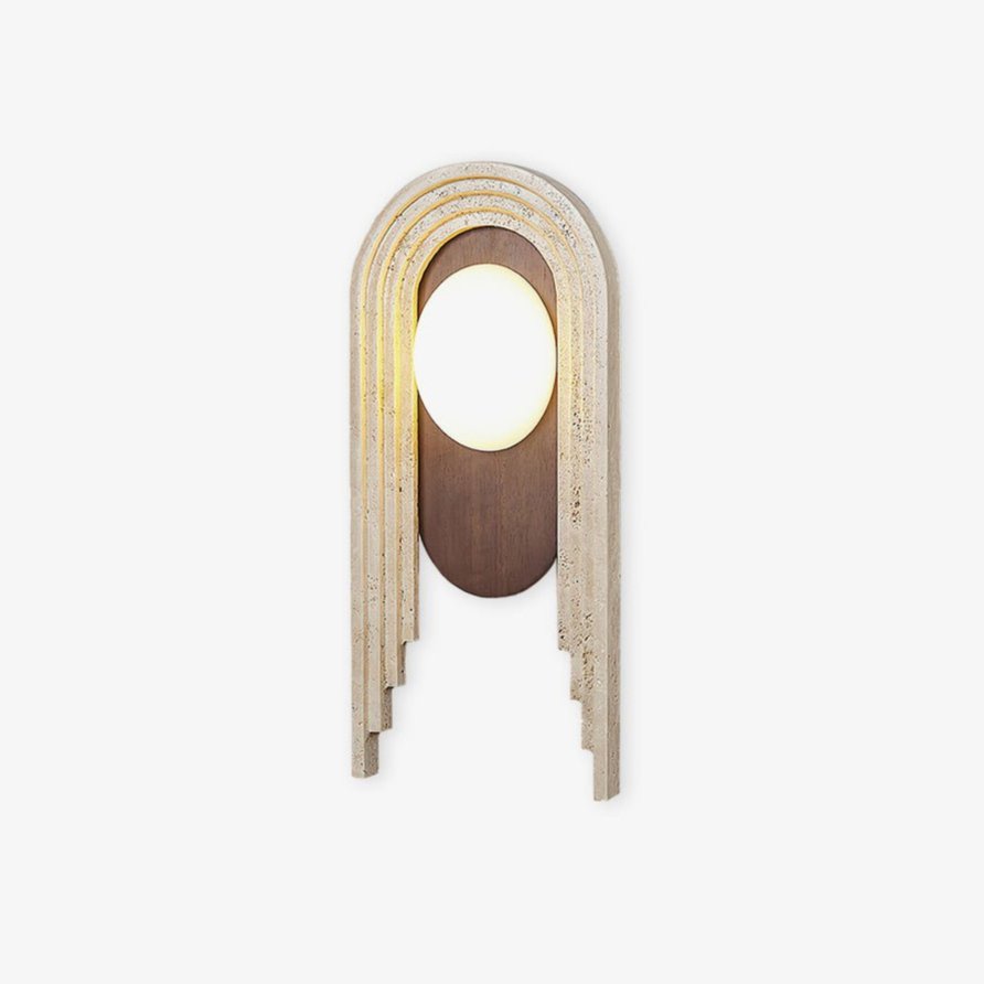 Belva Travertine Wall Light