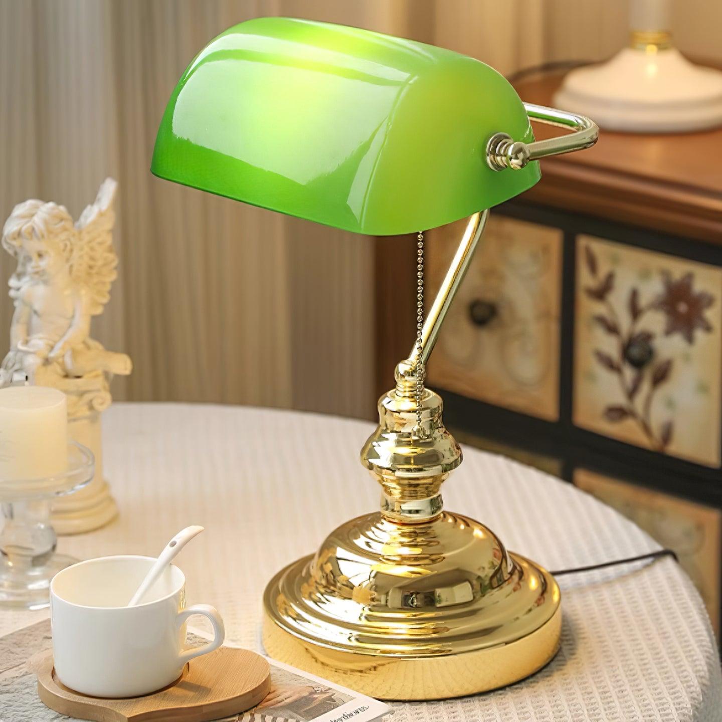 Polvero Library Table Lamp