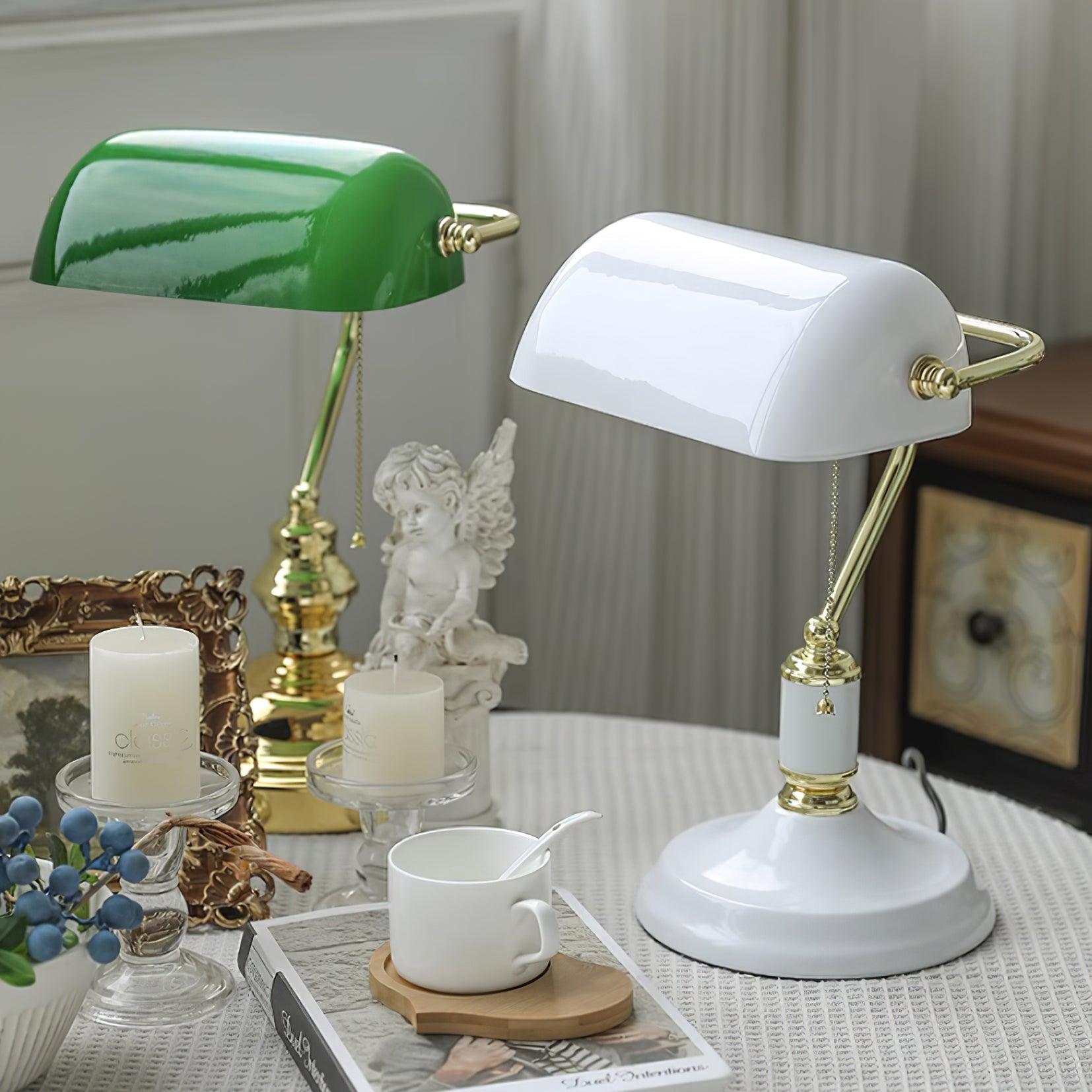 Polvero Library Table Lamp