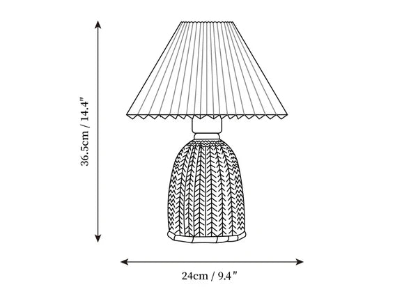 Wryzon Ceramic Table Lamp
