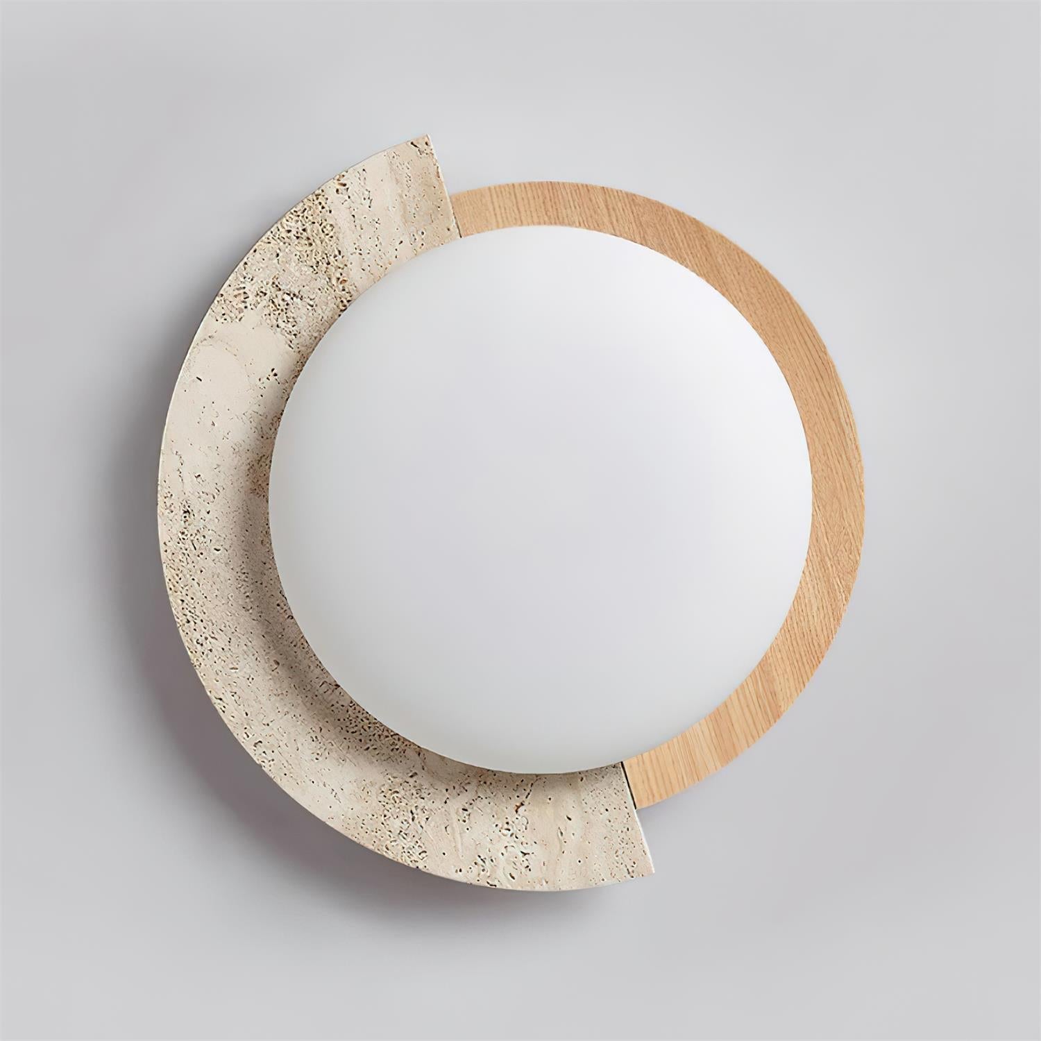 Halfero Natural Stone Ceiling Light