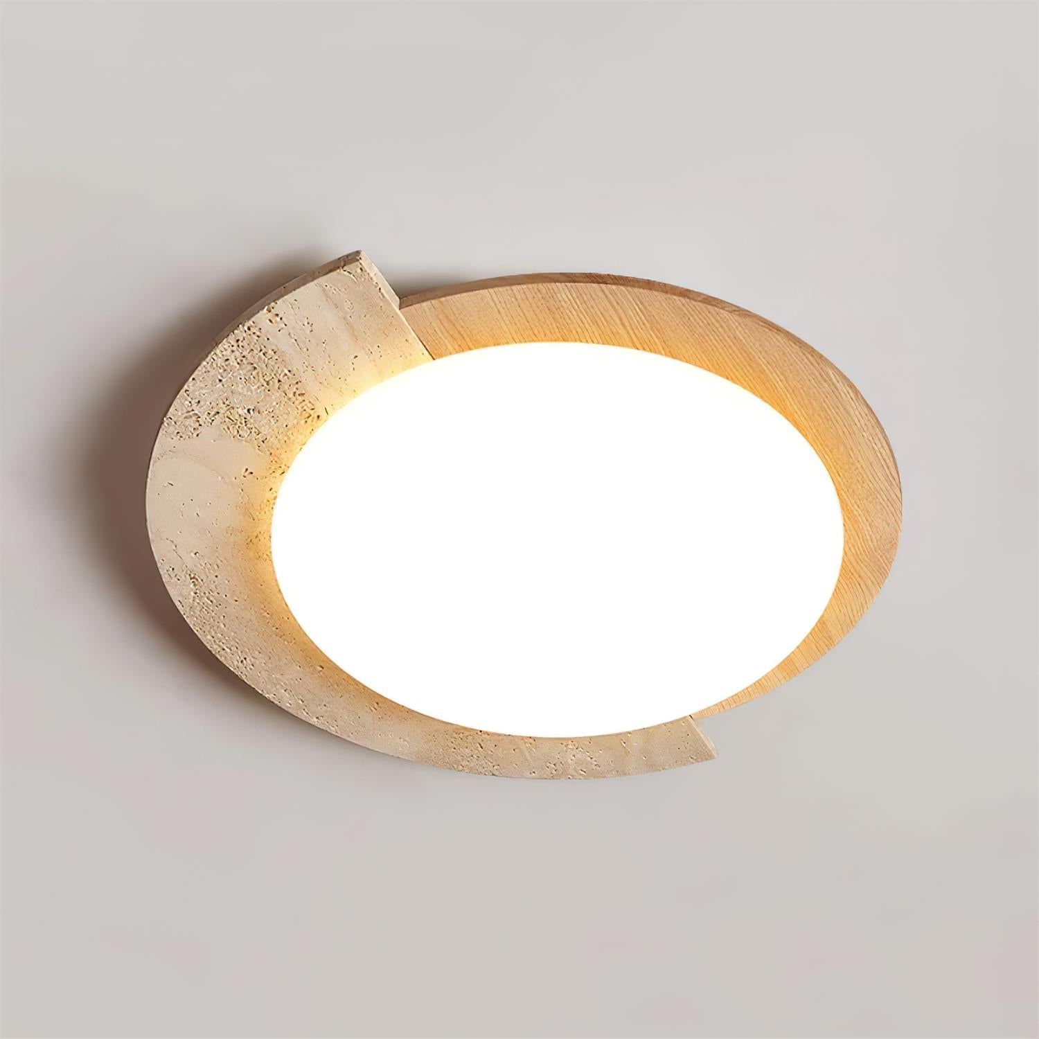 Halfero Natural Stone Ceiling Light
