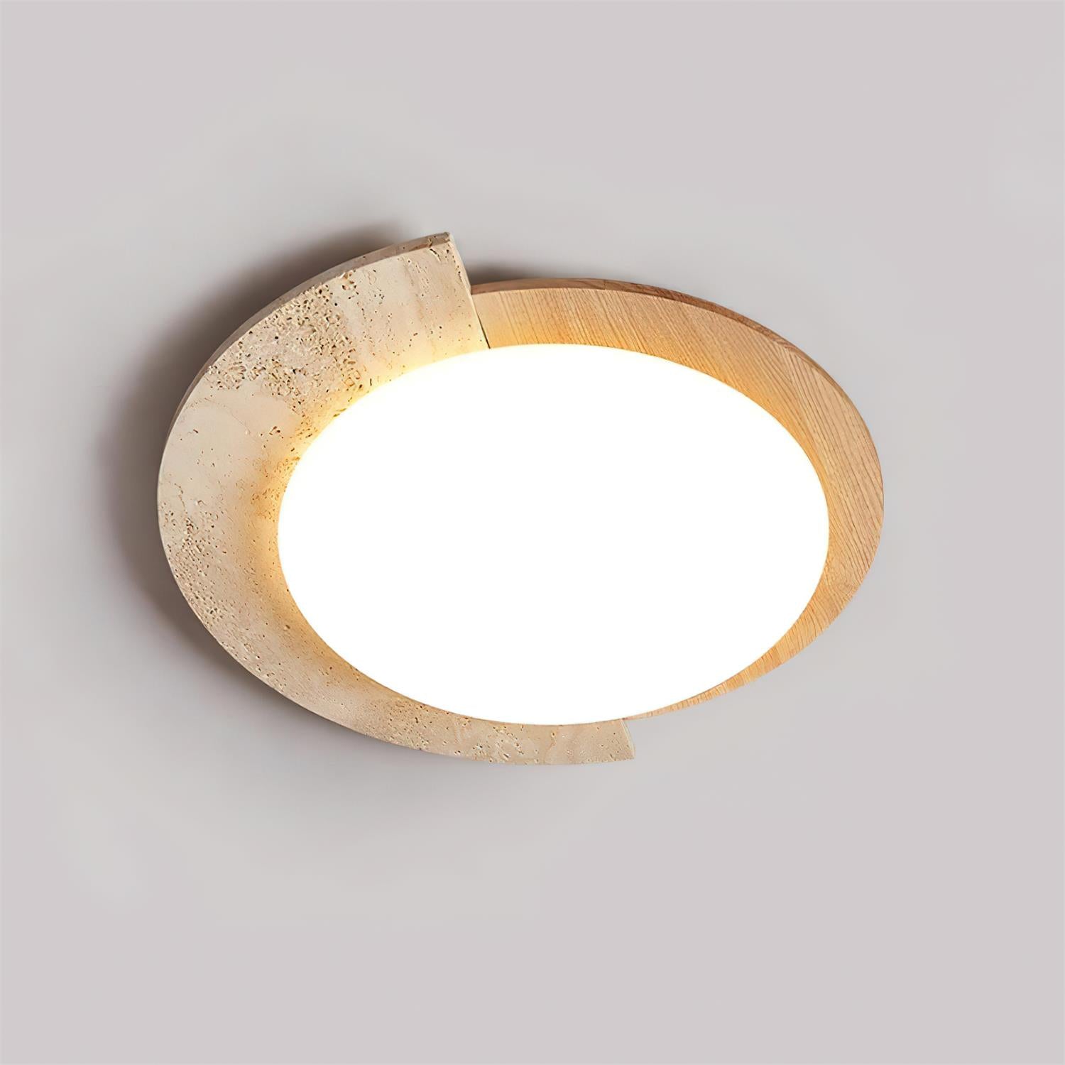Halfero Natural Stone Ceiling Light