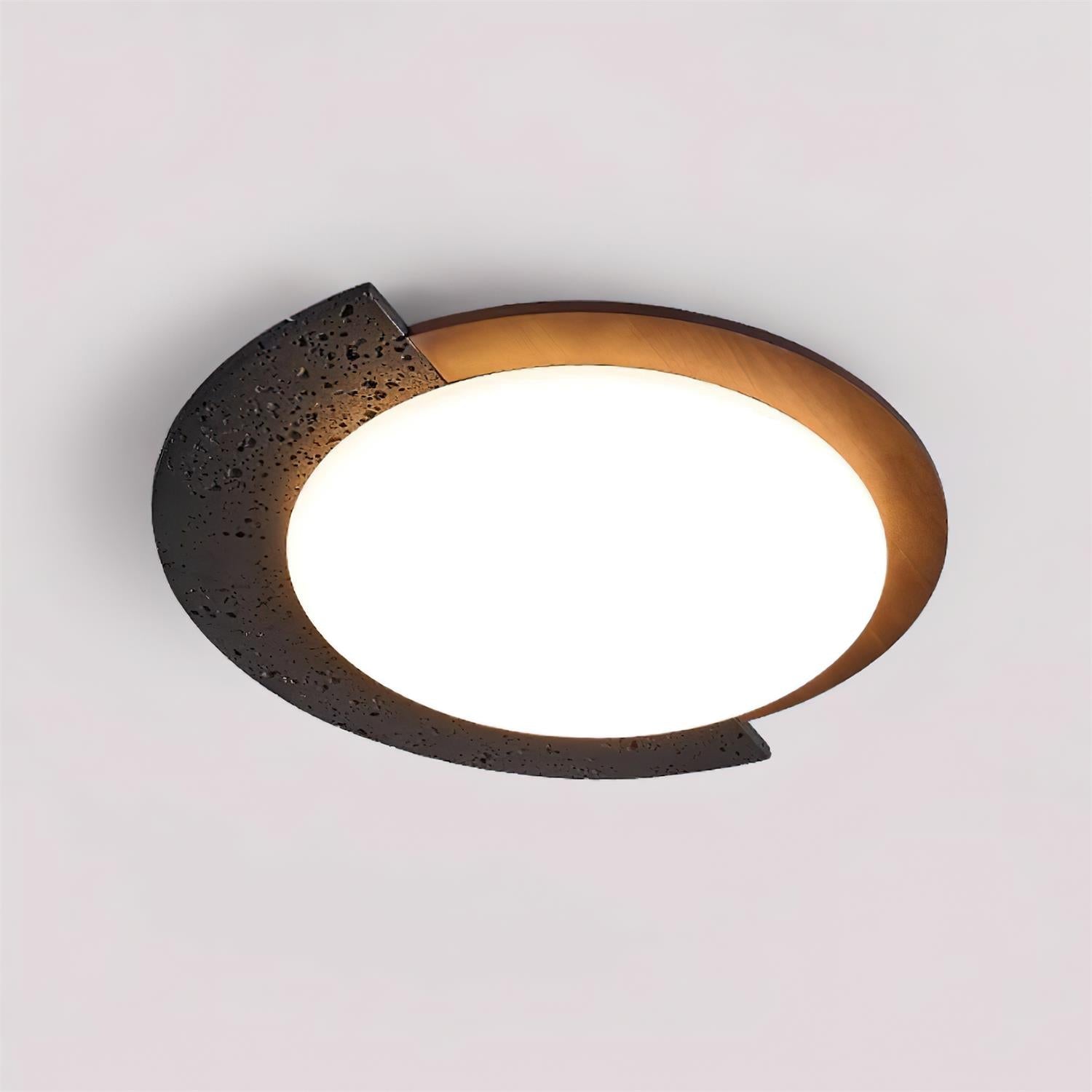 Halfero Natural Stone Ceiling Light