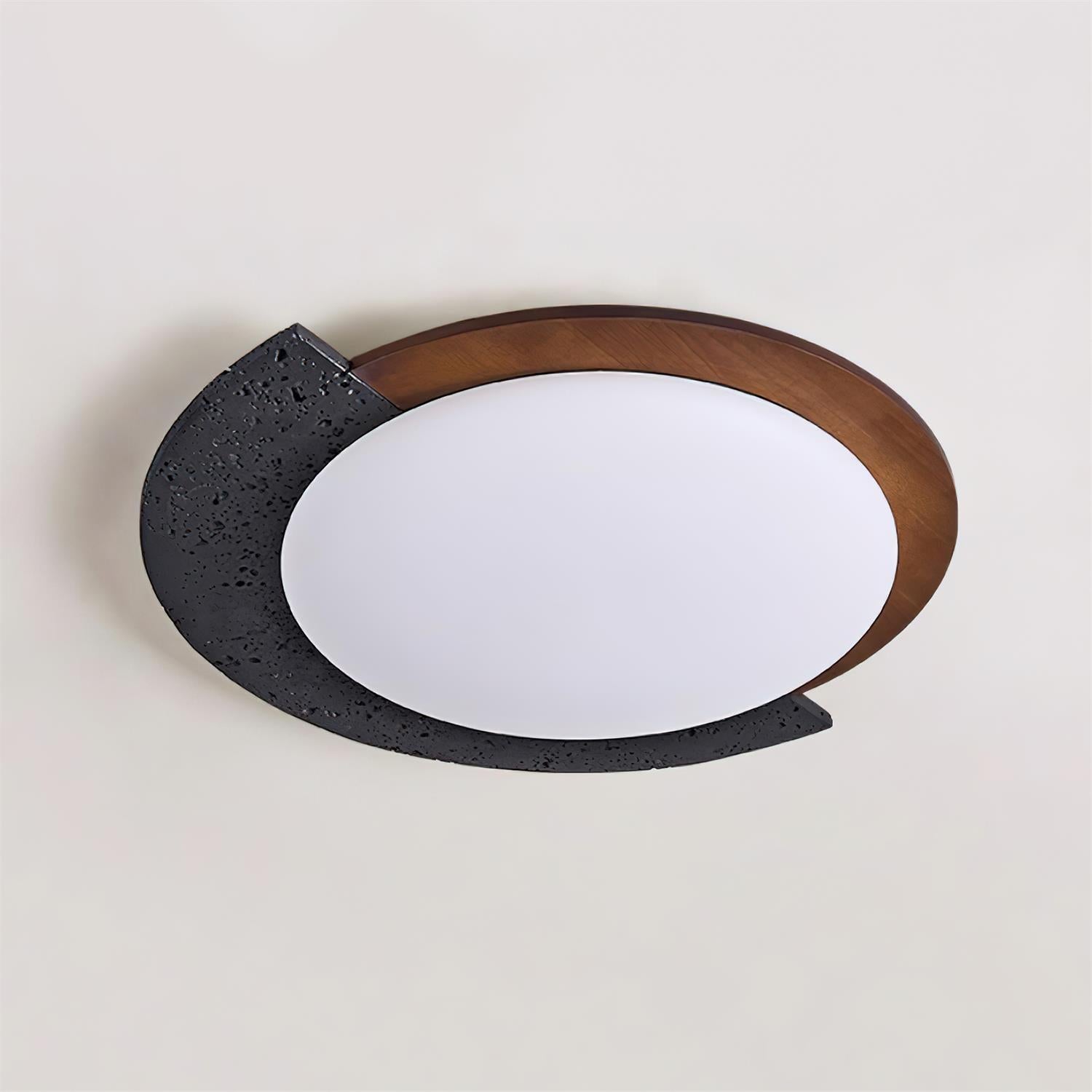 Halfero Natural Stone Ceiling Light