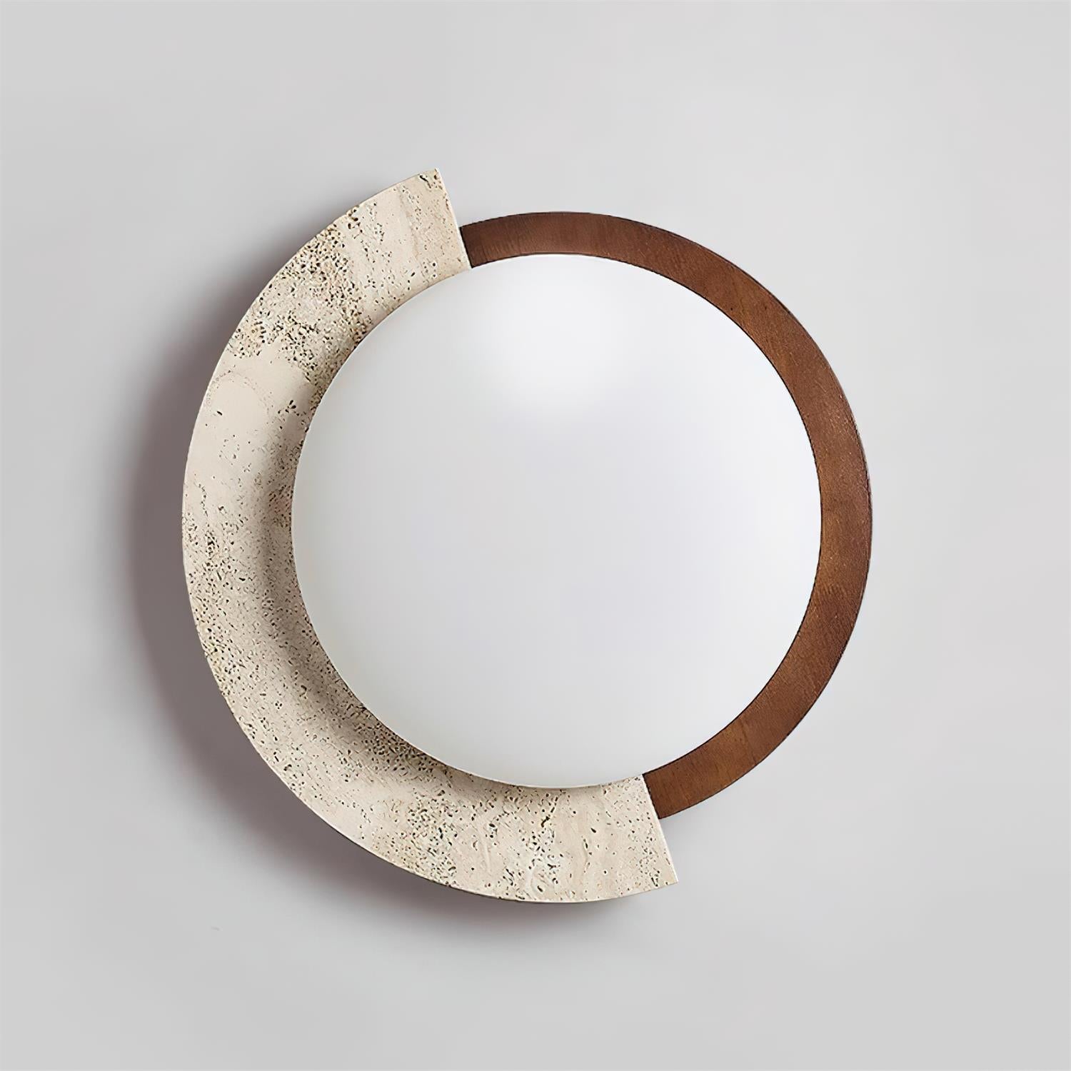 Halfero Natural Stone Ceiling Light