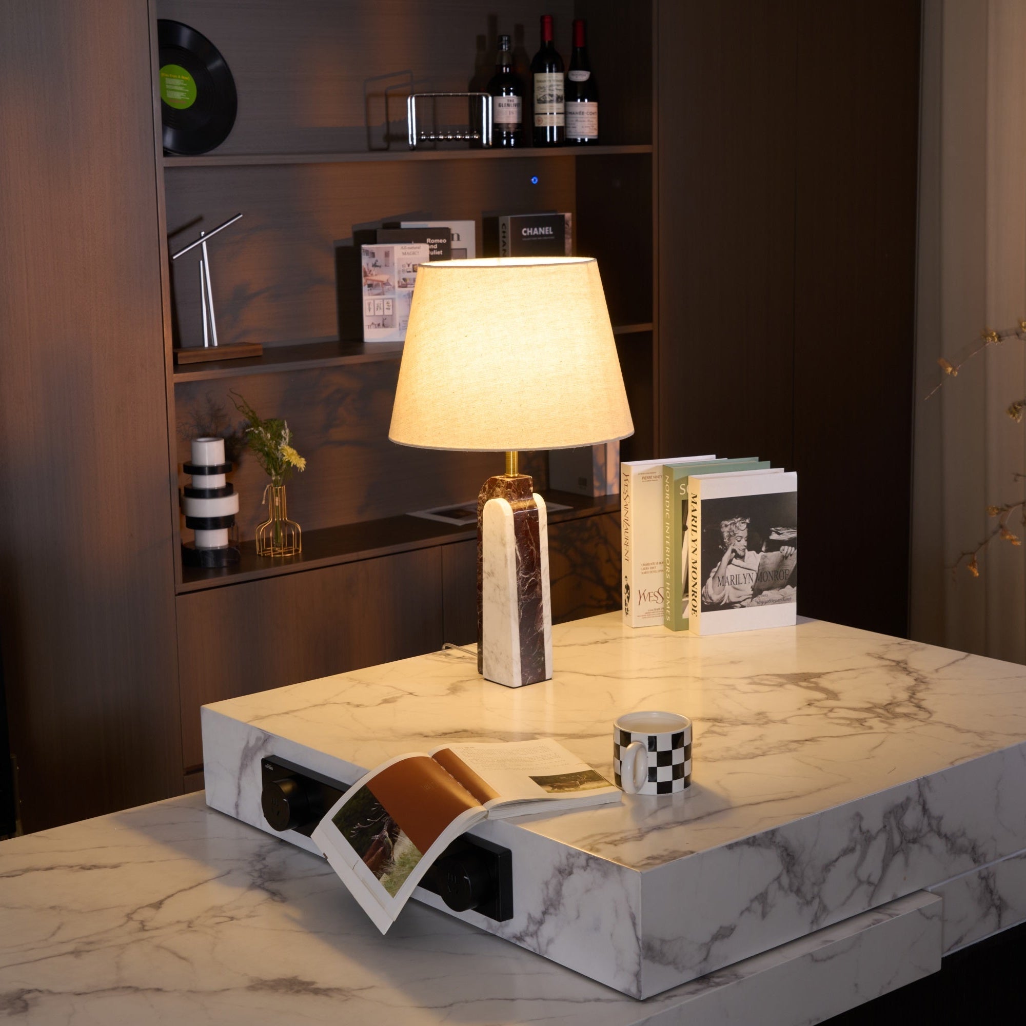 Melorese Marble Table Lamp