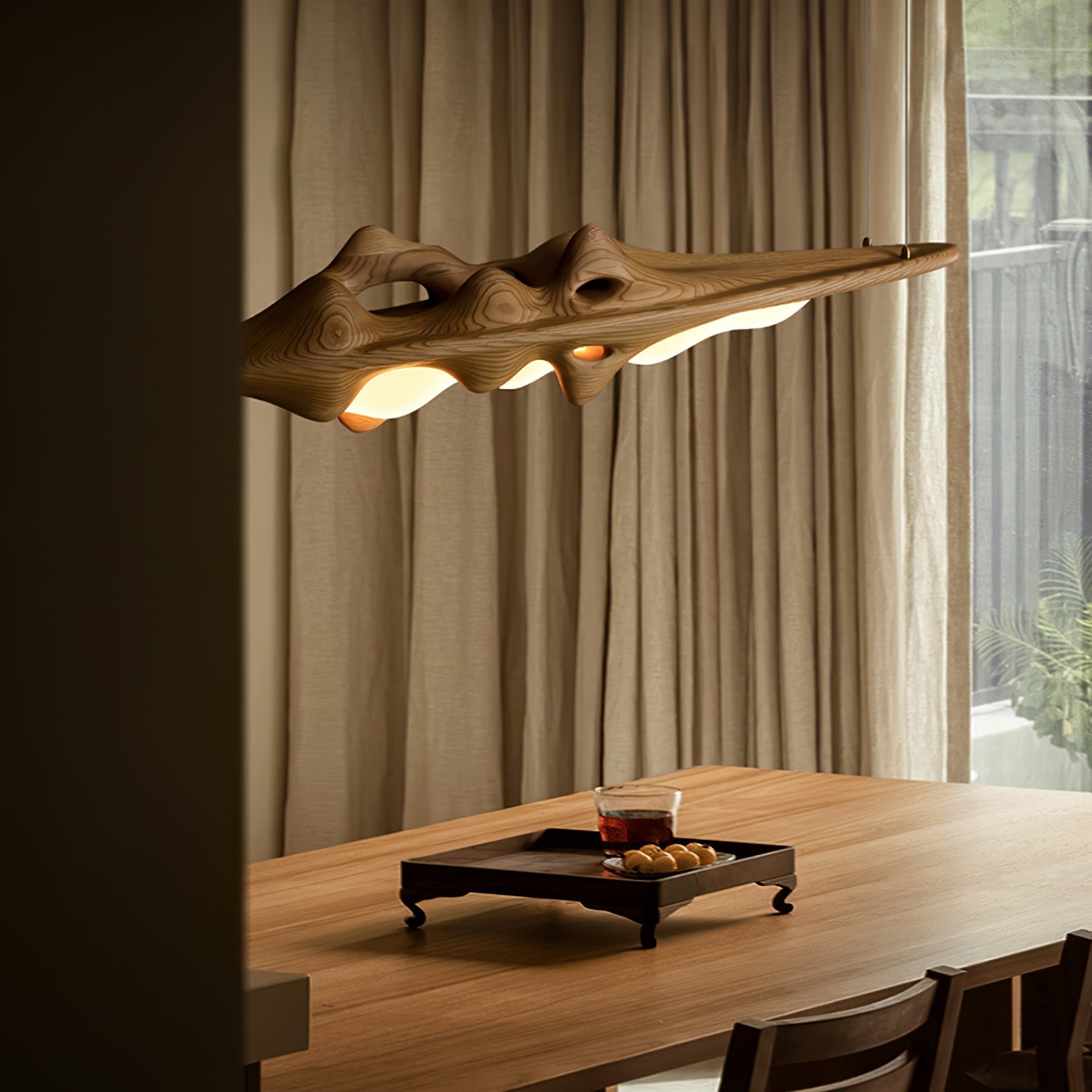 Diforaze Wooden Design Pendant Light