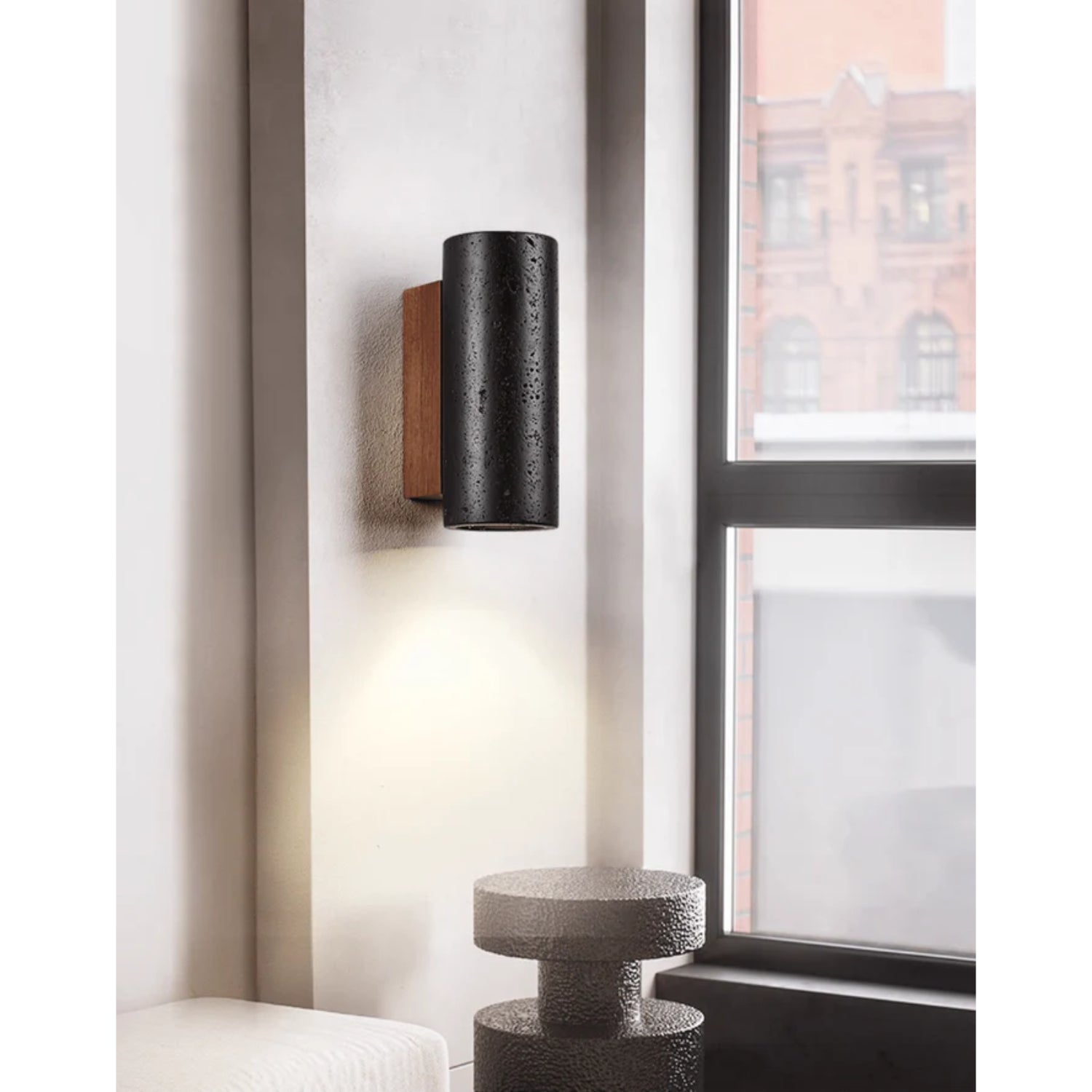 Nisco Travertine Wall Light