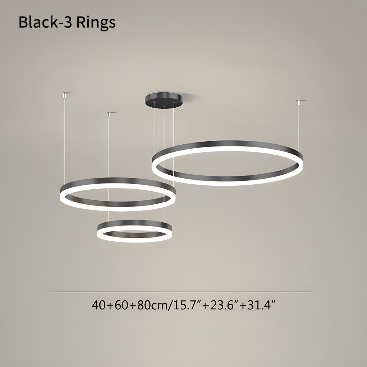 Circora Layered Ring Pendant Light